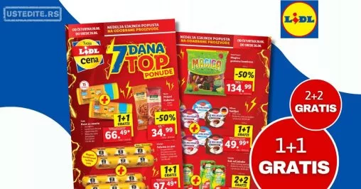 Lidl 7 DANA TOP PONUDE 20-26.6.2024.