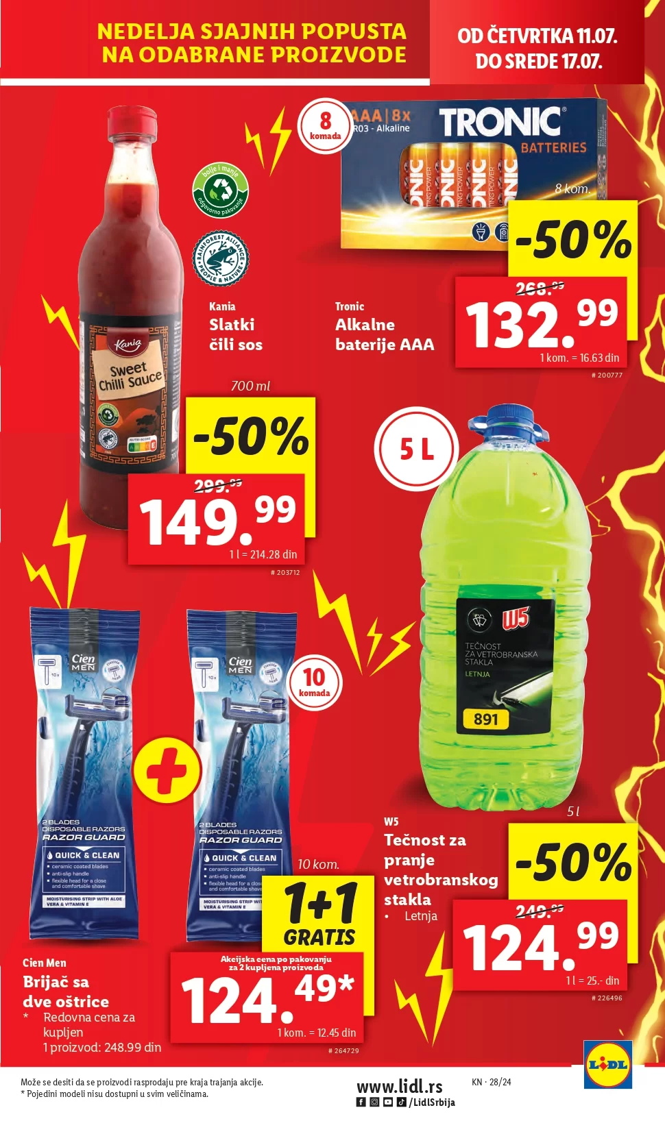 Lidl katalog PREHRANA 1-17.7.2024.
