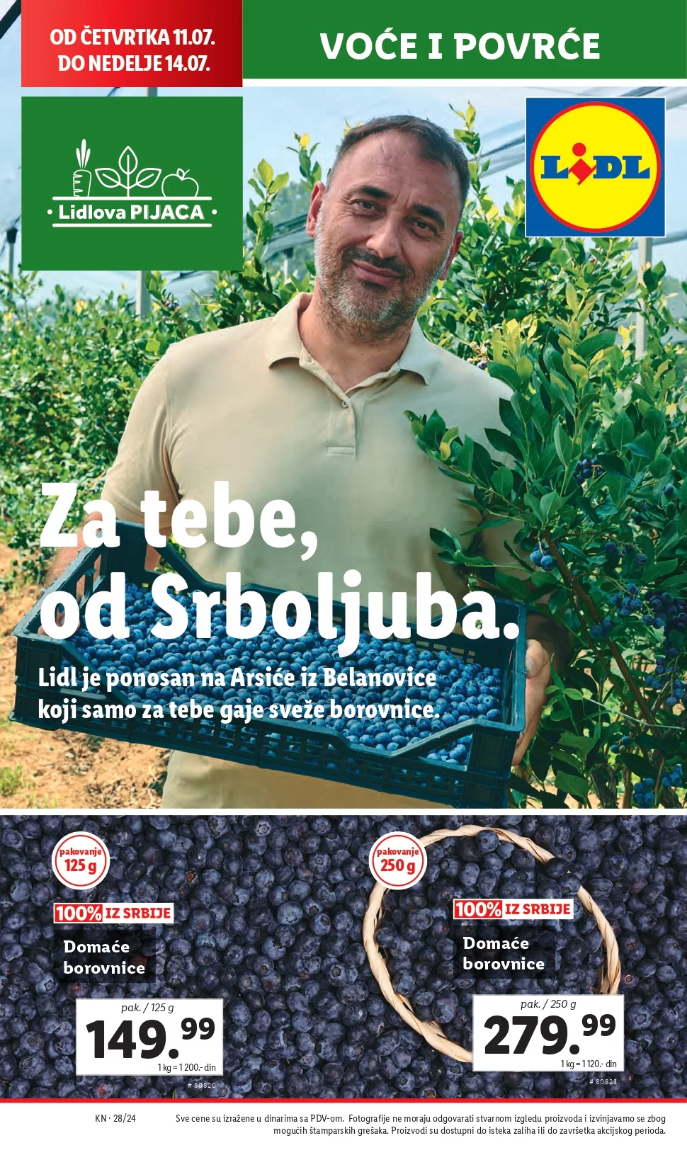 Lidl katalog PREHRANA 1-17.7.2024.
