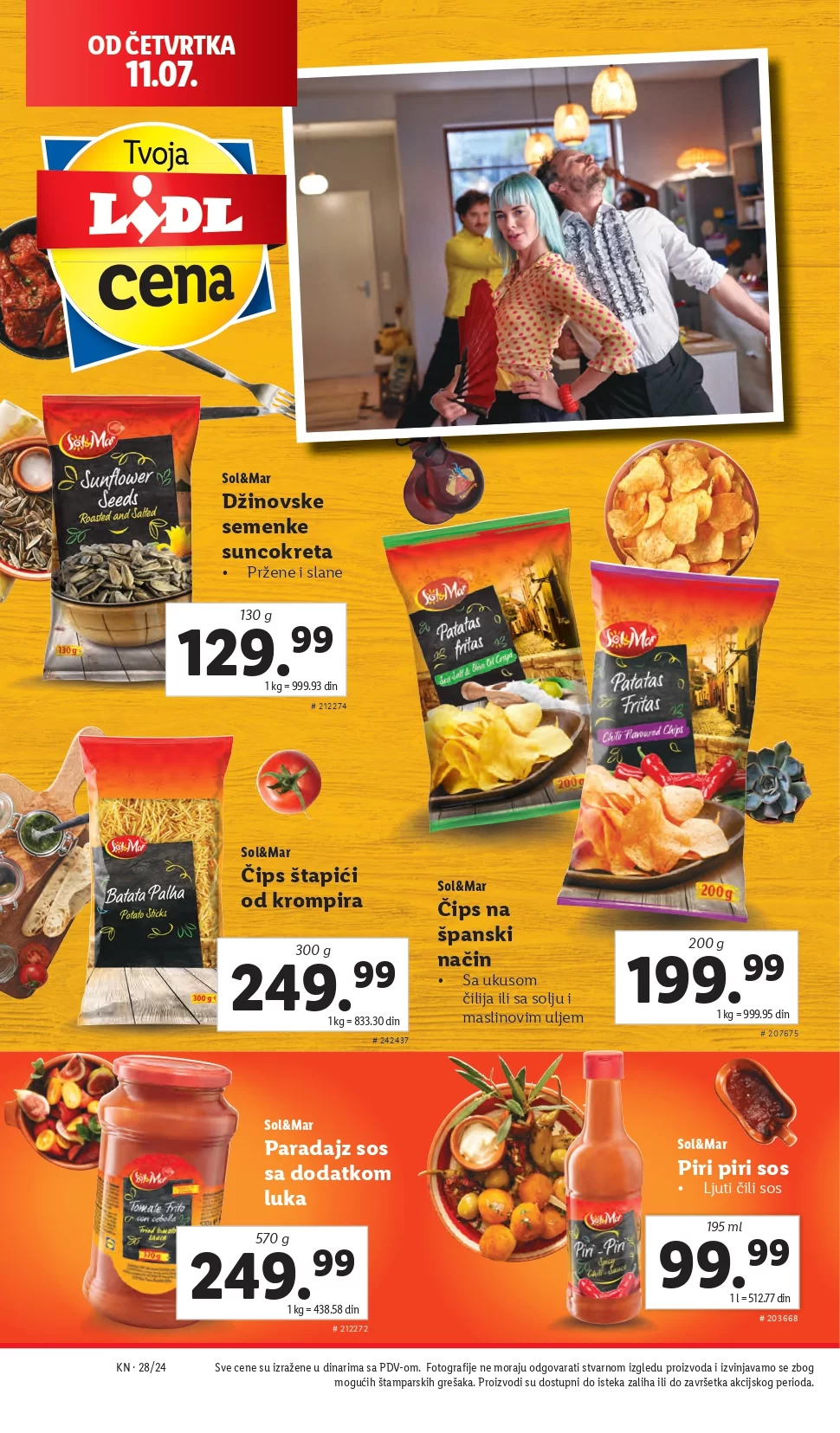 Lidl katalog PREHRANA 1-17.7.2024.