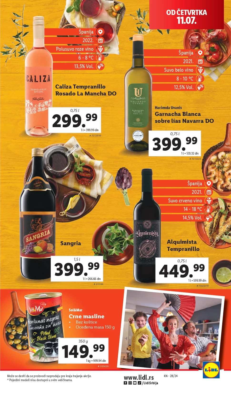 Lidl katalog PREHRANA 1-17.7.2024.