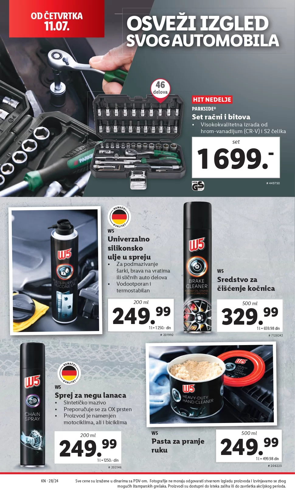 Lidl katalog PREHRANA 1-17.7.2024.