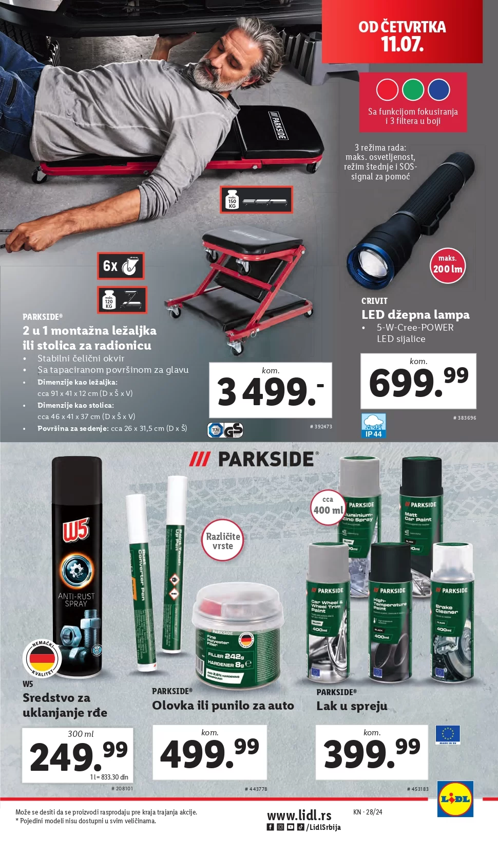 Lidl katalog PREHRANA 1-17.7.2024.