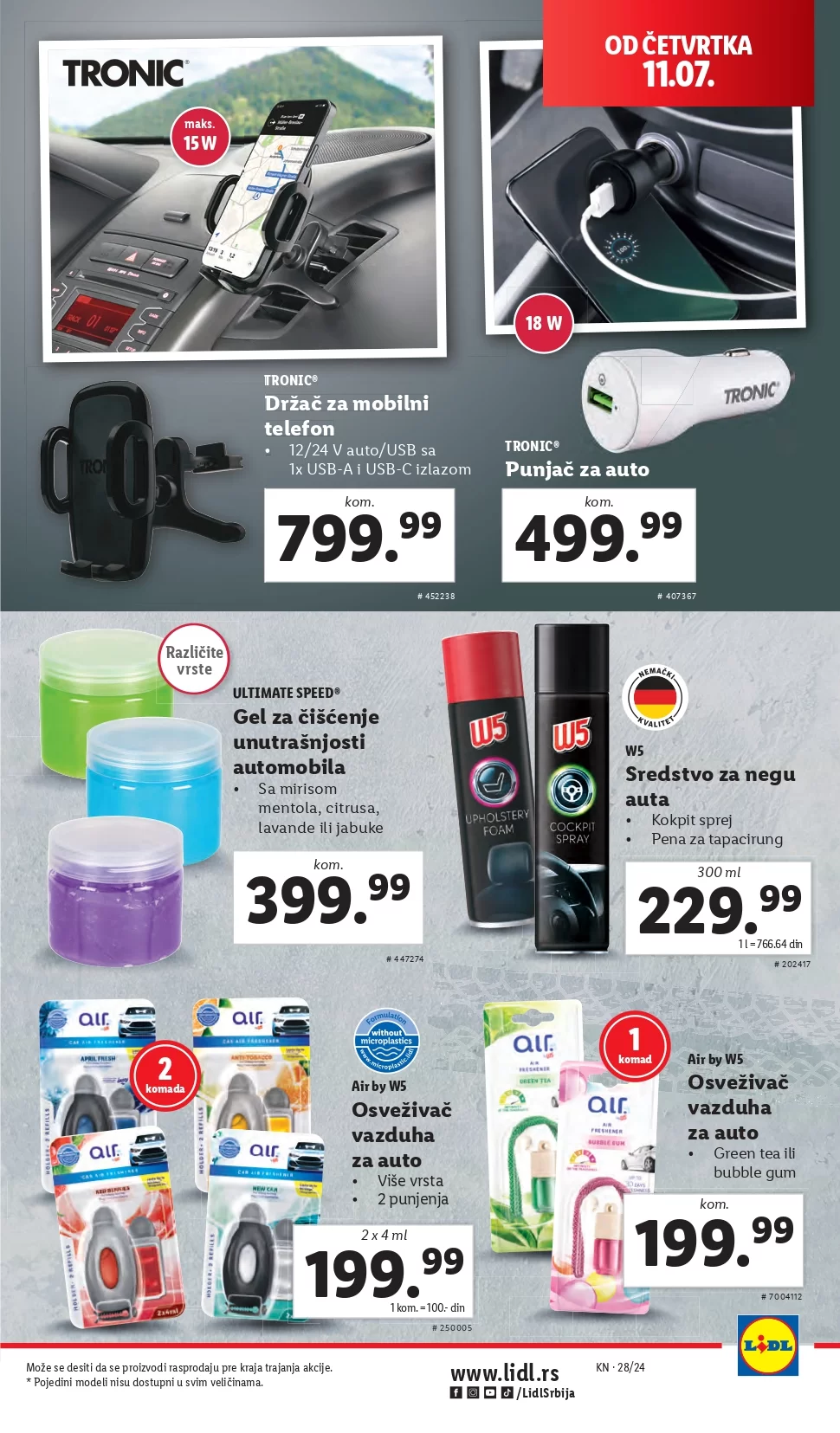 Lidl katalog PREHRANA 1-17.7.2024.