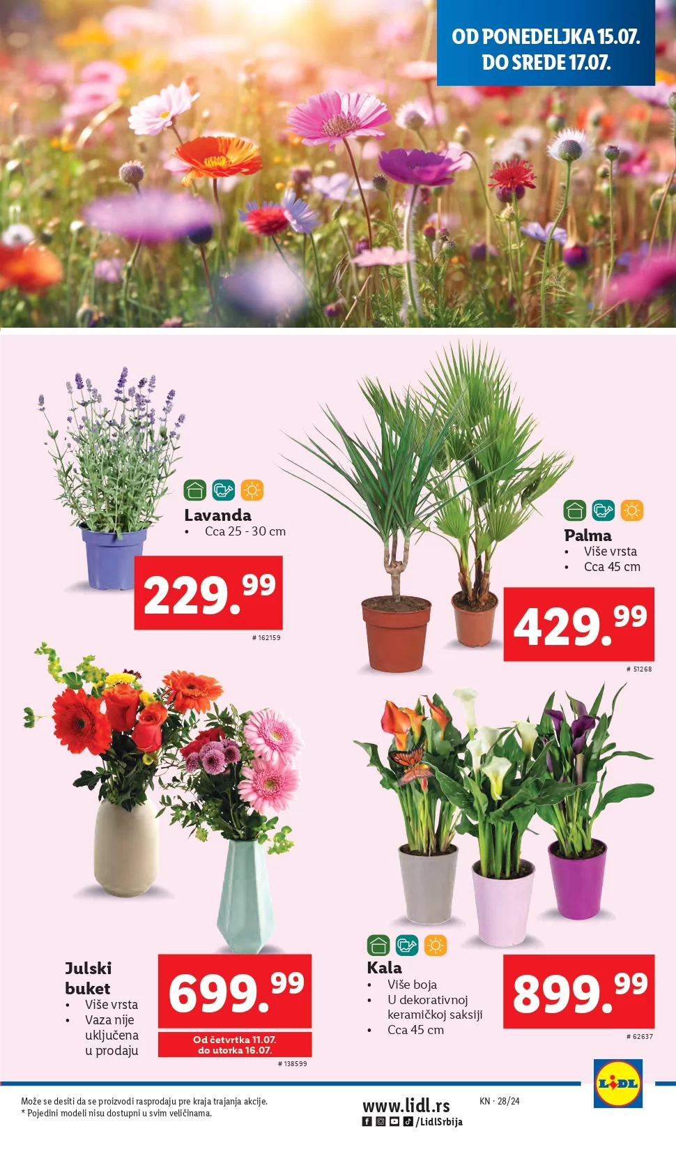 Lidl katalog PREHRANA 1-17.7.2024.