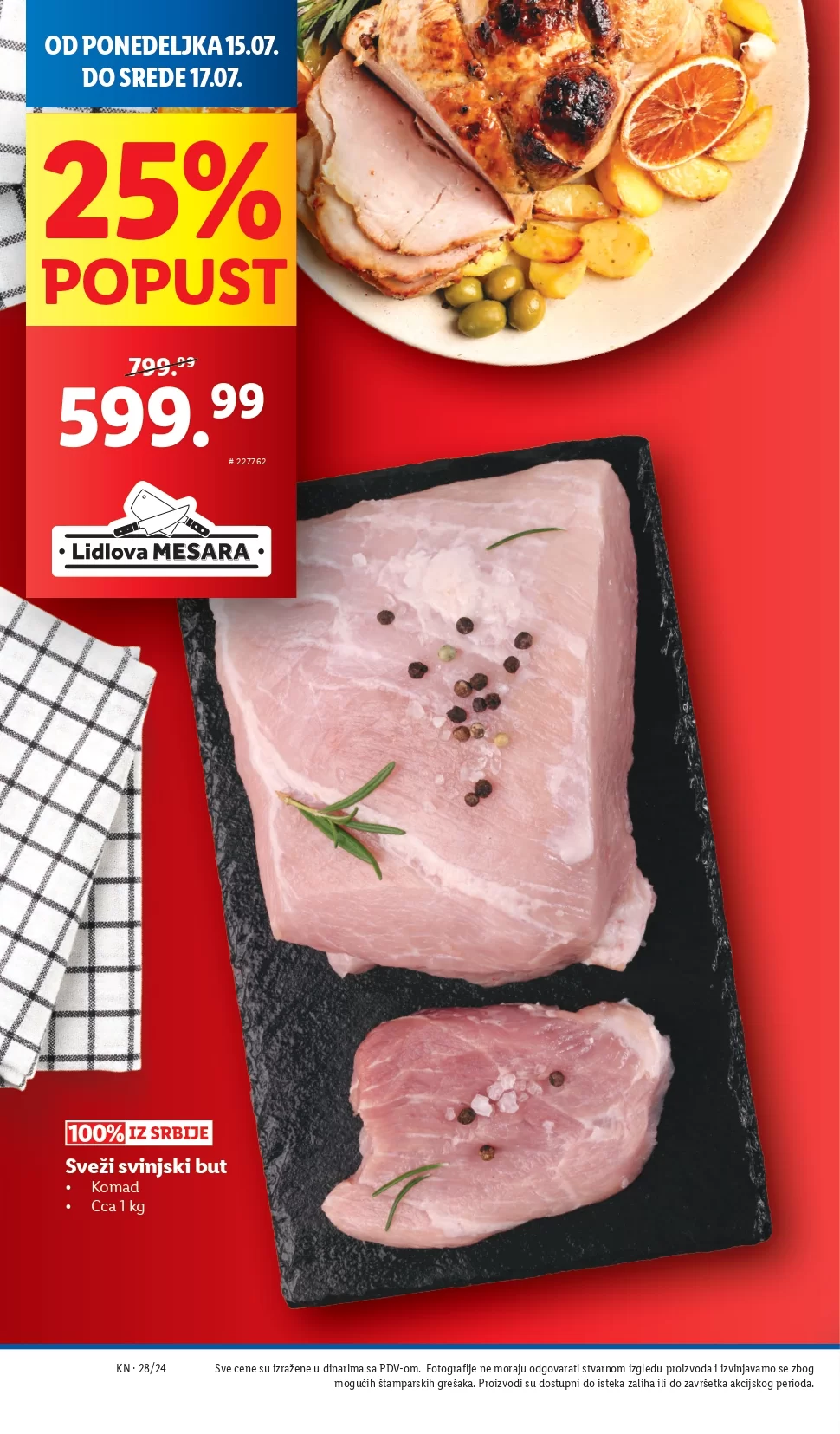 Lidl katalog PREHRANA 1-17.7.2024.