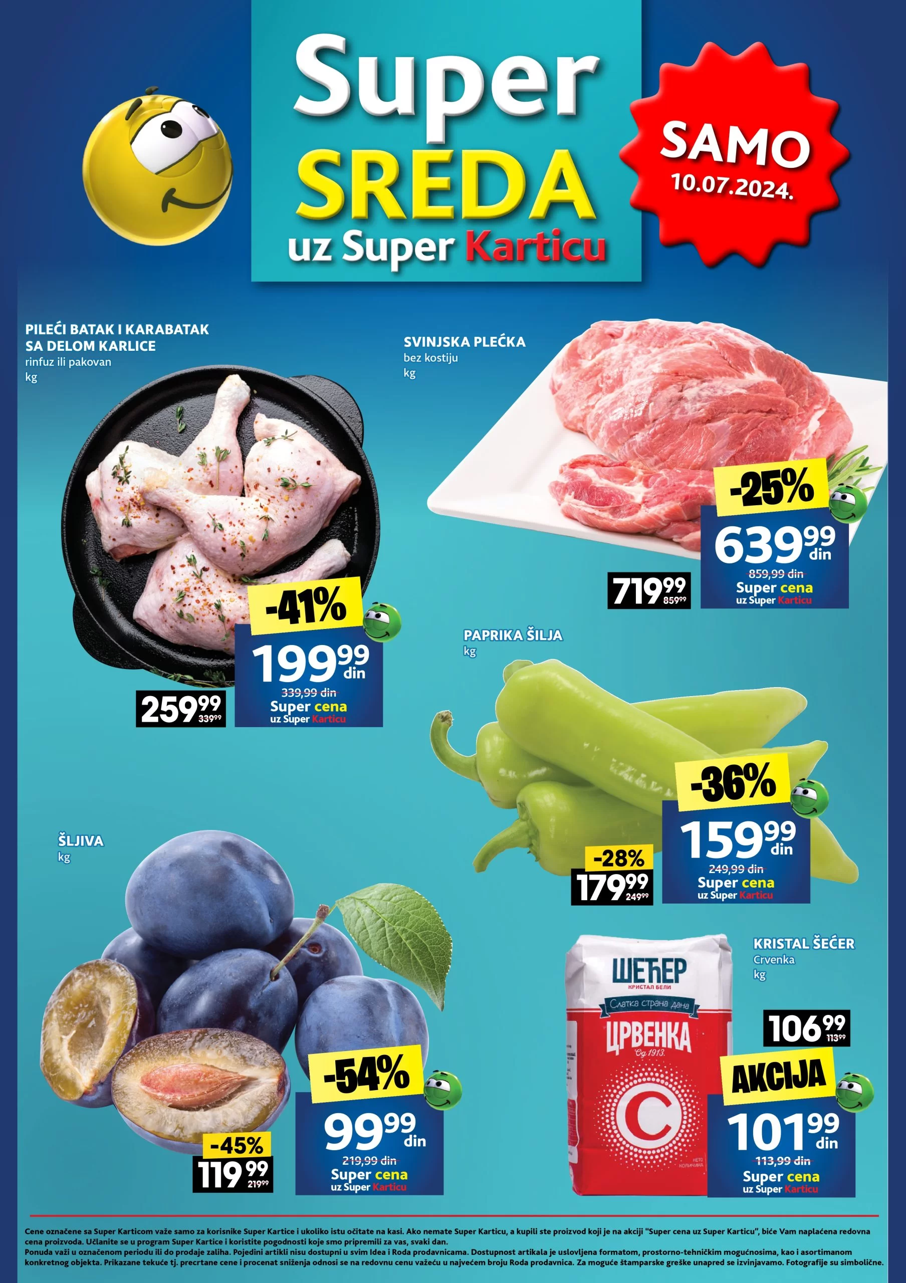 Roda akcija SUPER SREDA 10.7.2024.