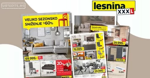 Lesnina XXL katalog VELIKO SEZONSKO SNIŽENJE 1-28.7.2024.