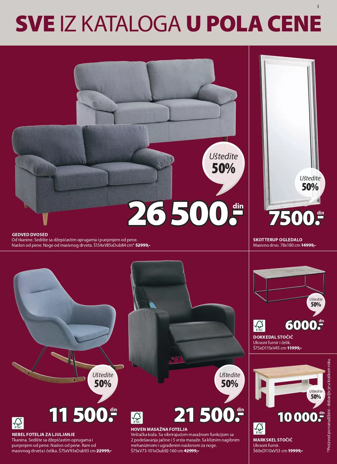 Jysk katalog SVE U POLA CENE 8-21.8.2024.