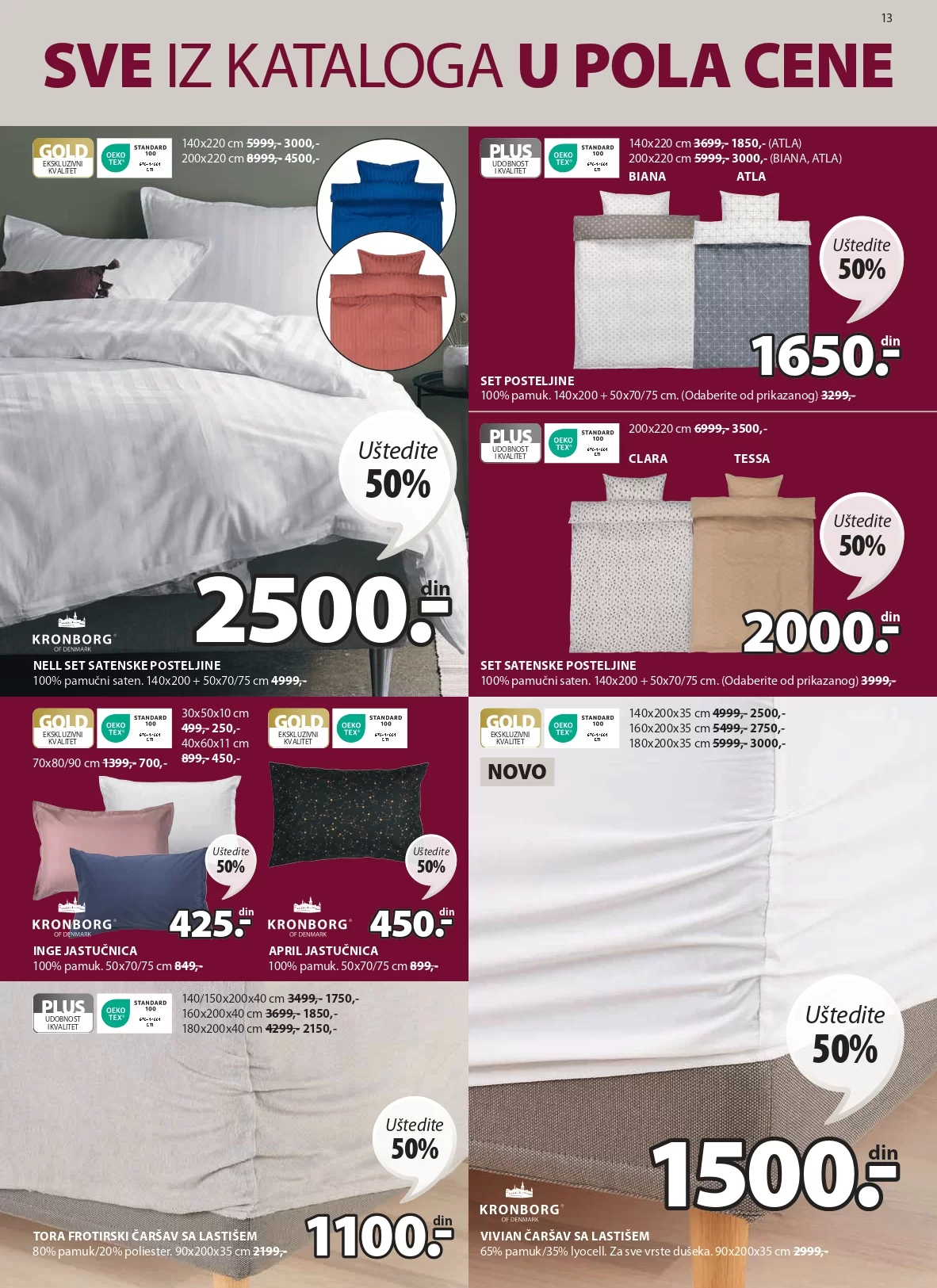 Jysk katalog SVE U POLA CENE 8-21.8.2024.