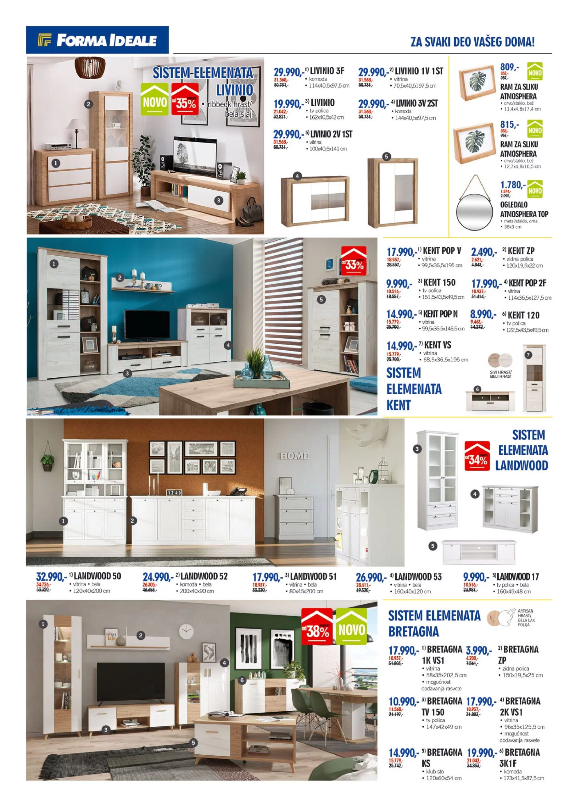 Forma Ideale katalog NAMEŠTAJ 29.7-24.8.2024.