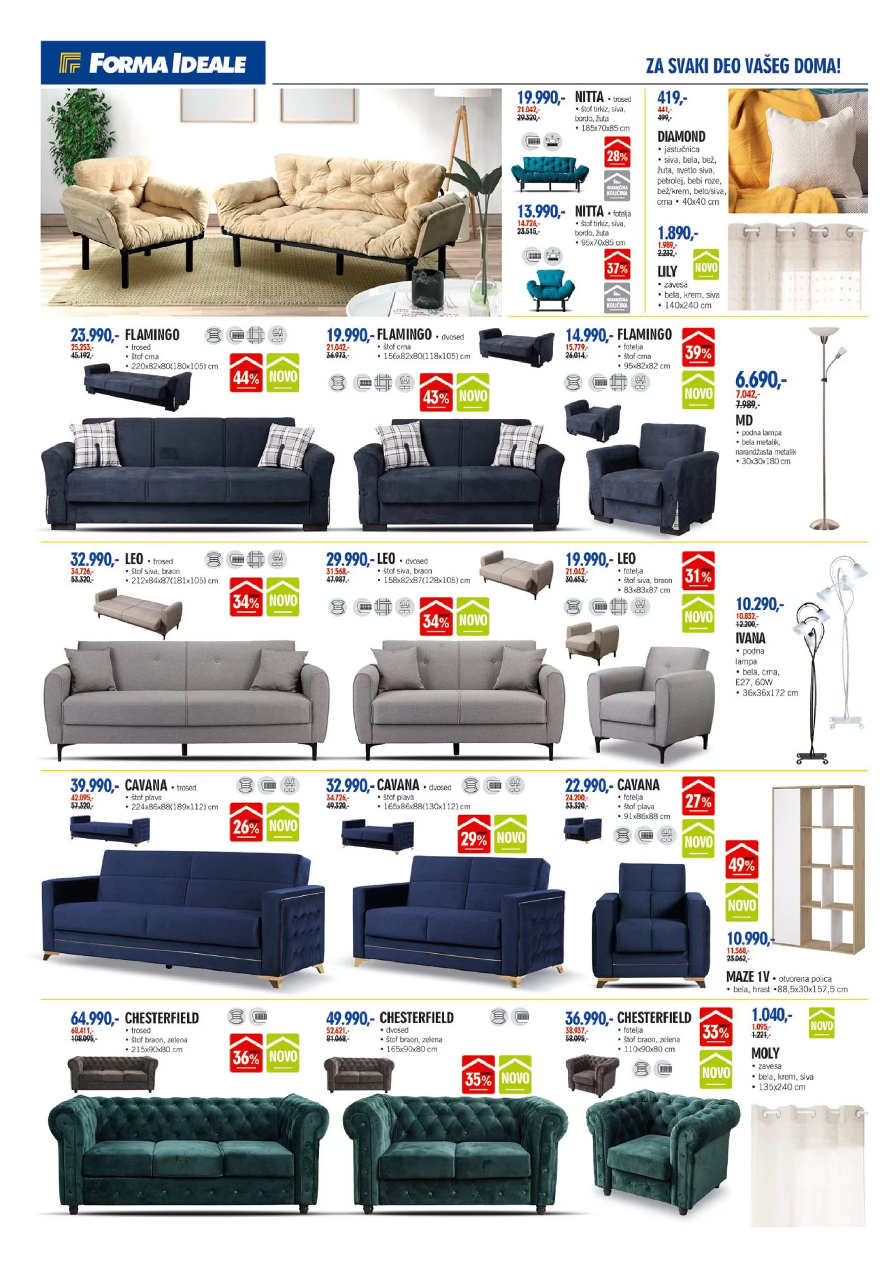 Forma Ideale katalog NAMEŠTAJ 29.7-24.8.2024.