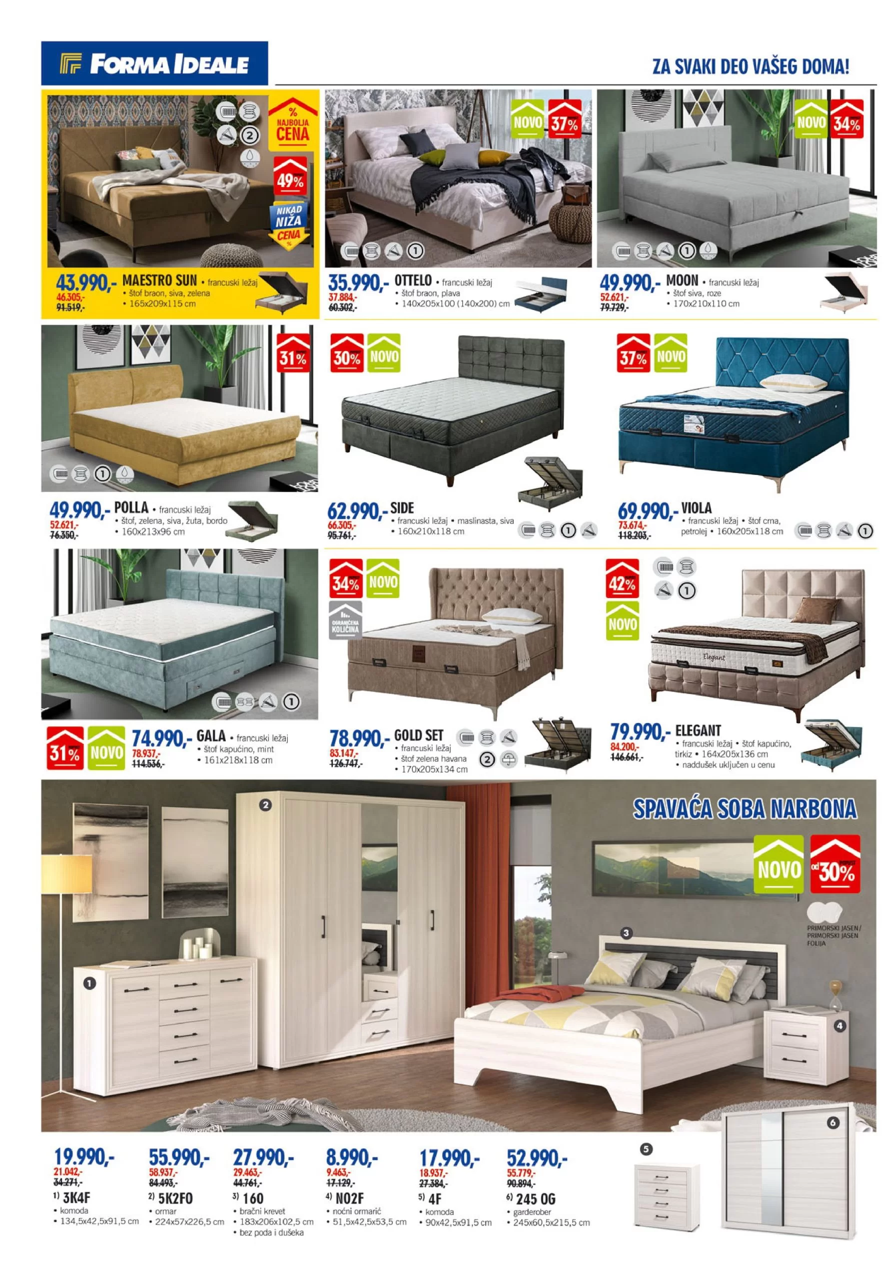 Forma Ideale katalog NAMEŠTAJ 29.7-24.8.2024.