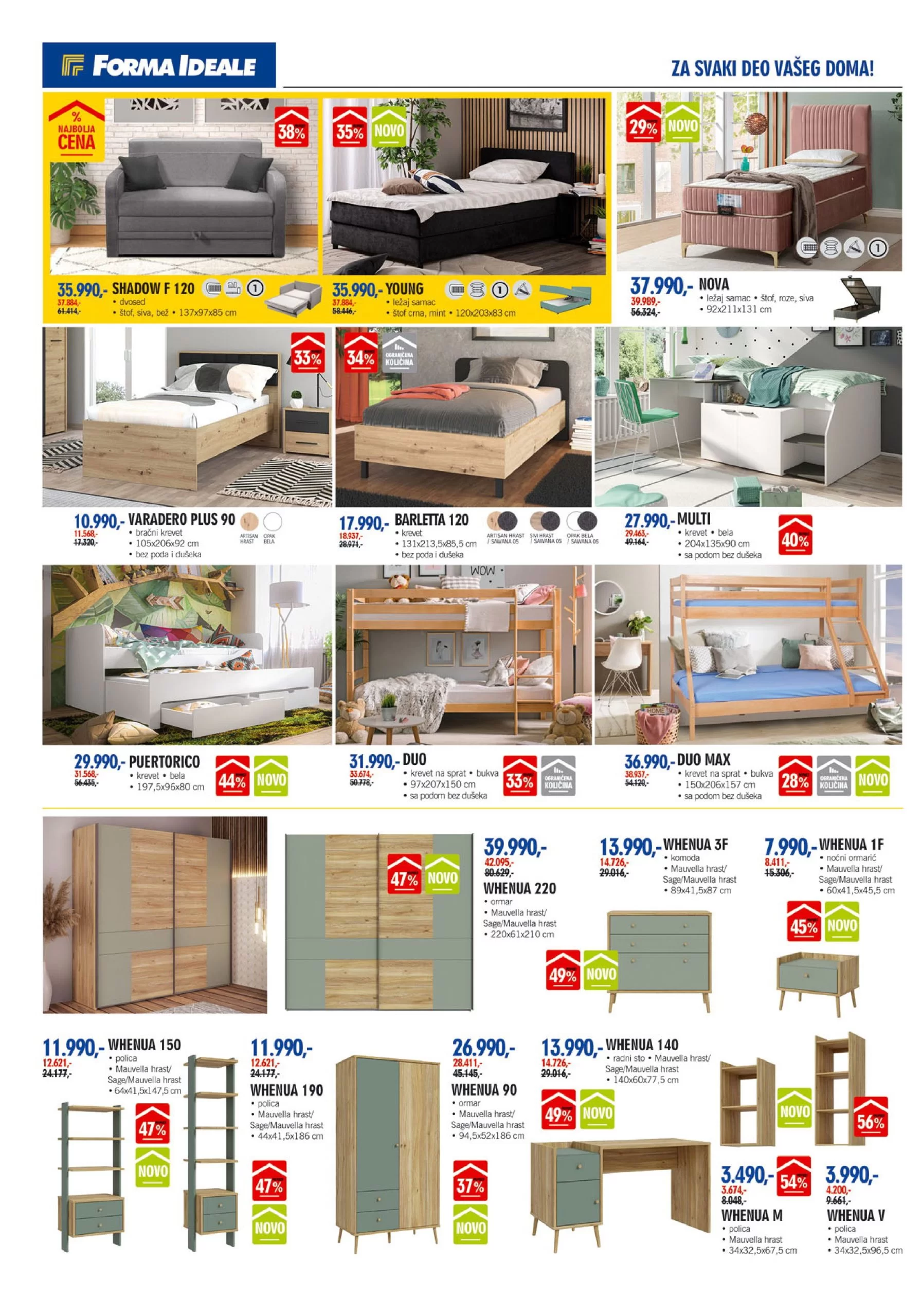 Forma Ideale katalog NAMEŠTAJ 29.7-24.8.2024.