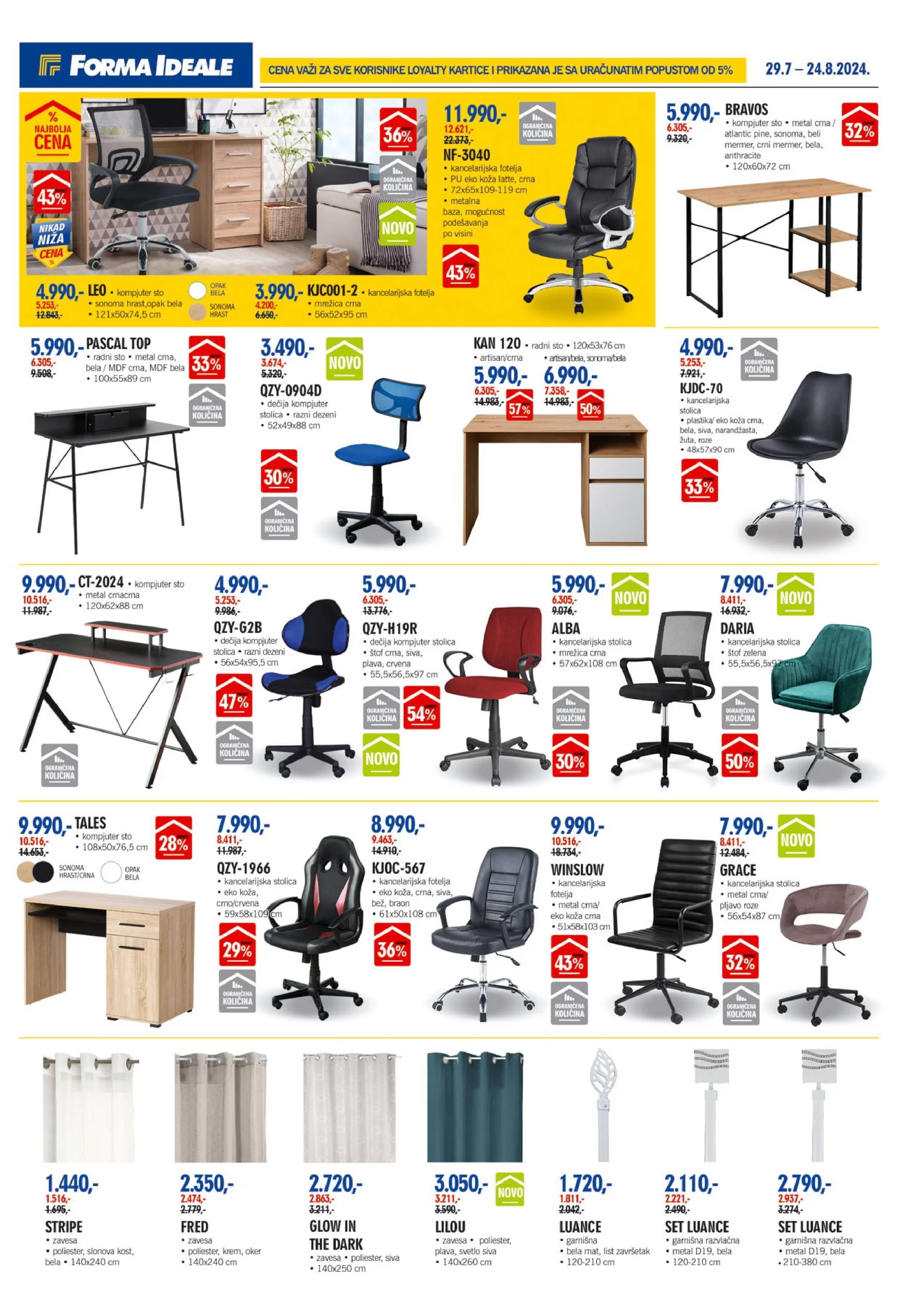 Forma Ideale katalog NAMEŠTAJ 29.7-24.8.2024.