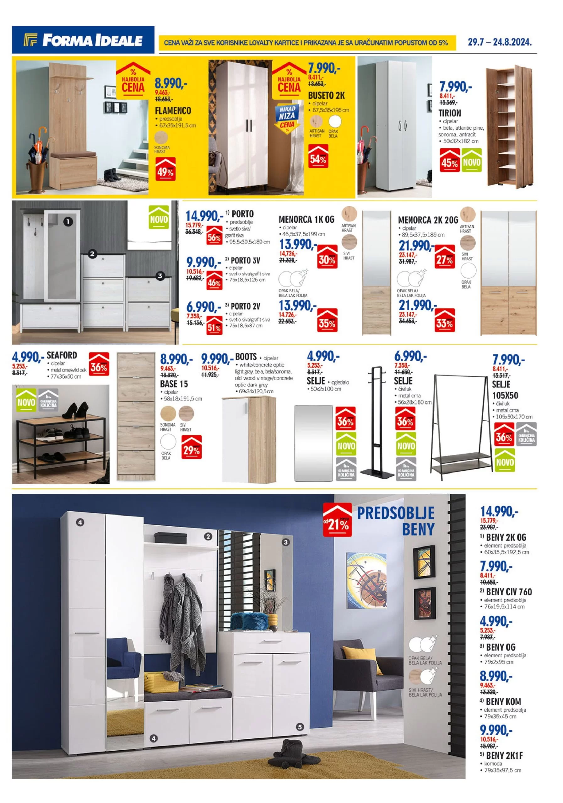 Forma Ideale katalog NAMEŠTAJ 29.7-24.8.2024.