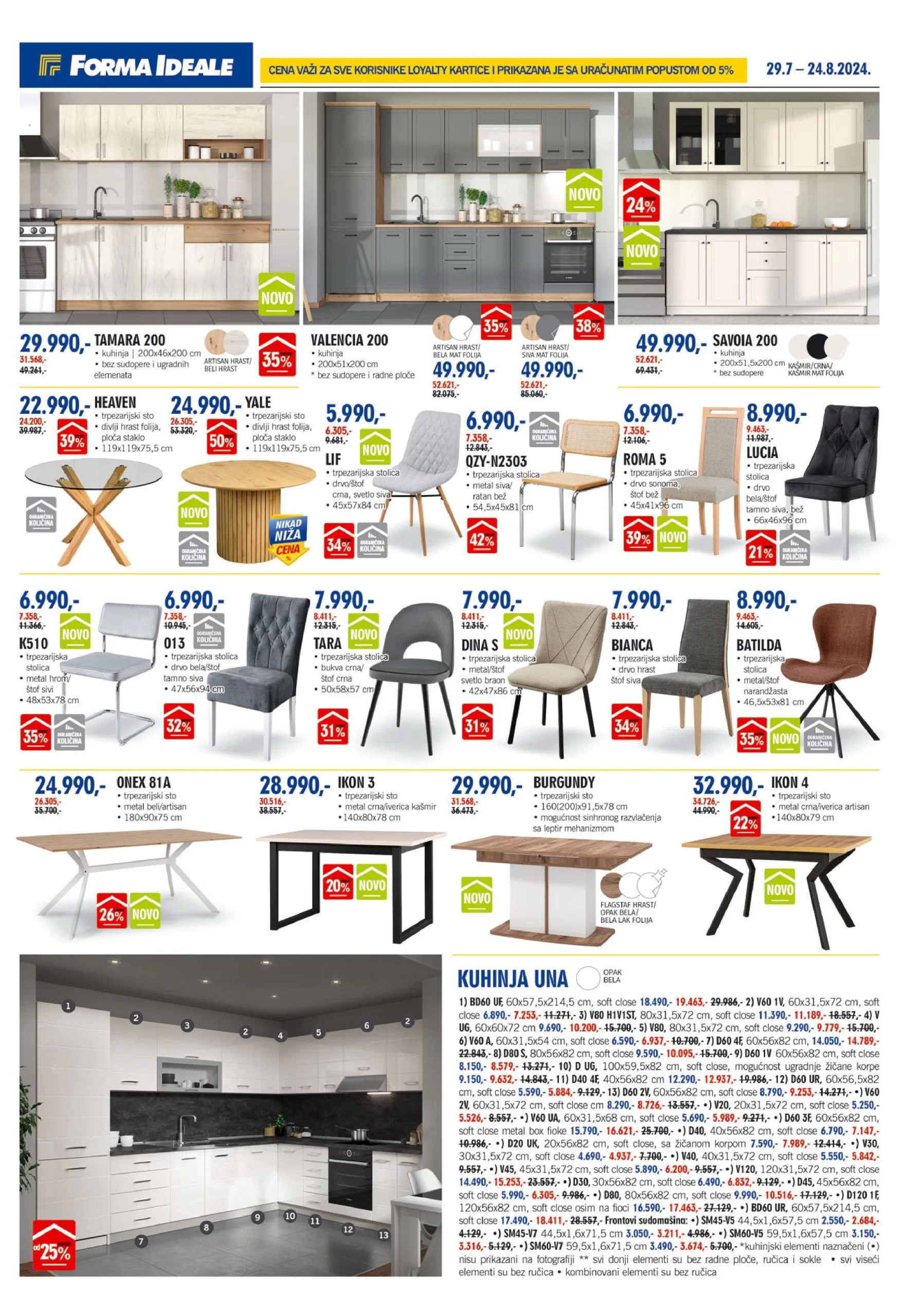 Forma Ideale katalog NAMEŠTAJ 29.7-24.8.2024.