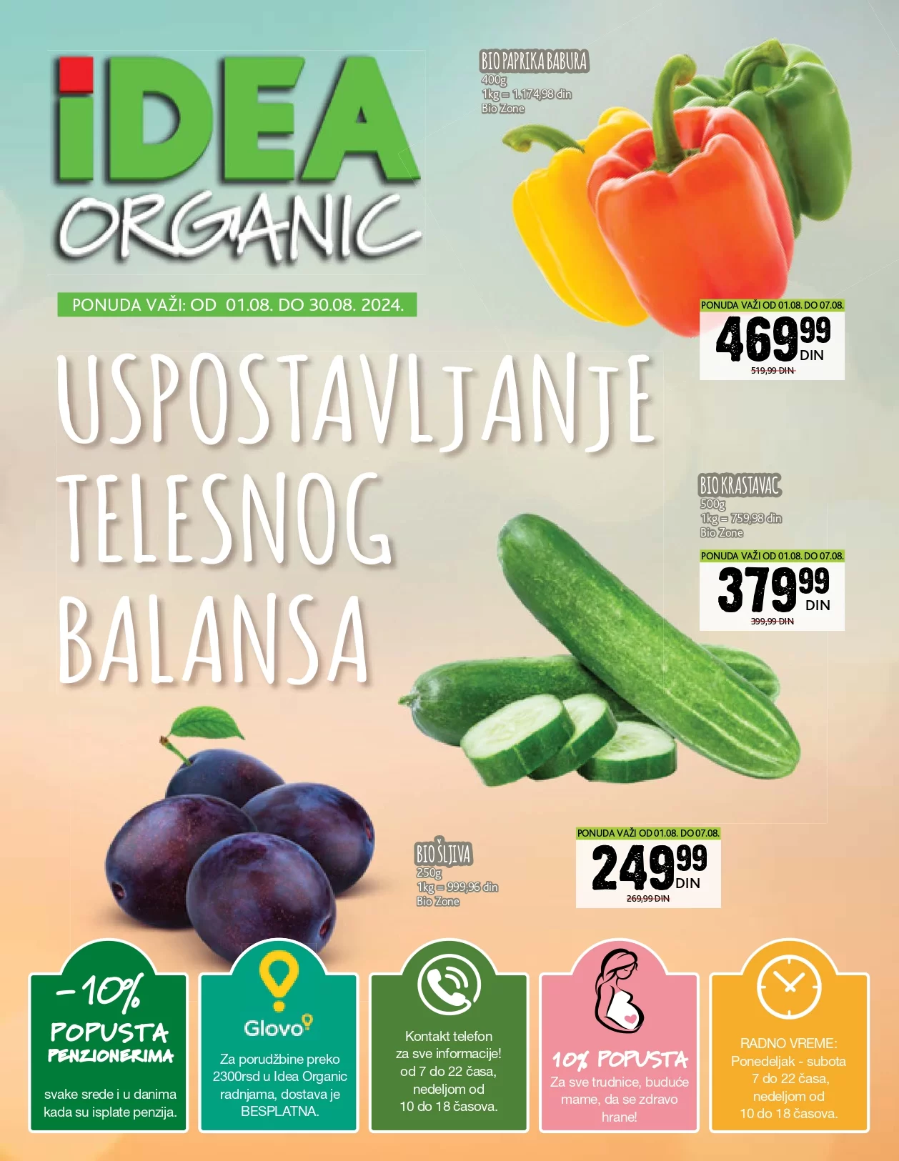 Idea Organic katalog 1-30.8.2024.
