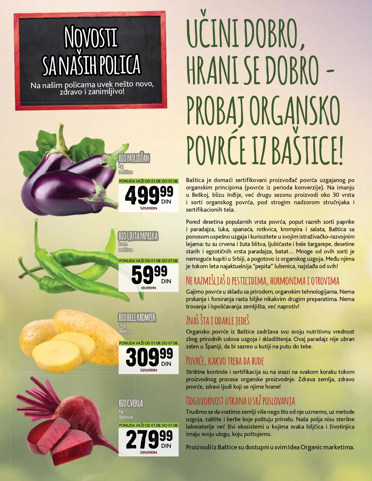 Idea Organic katalog 1-30.8.2024.