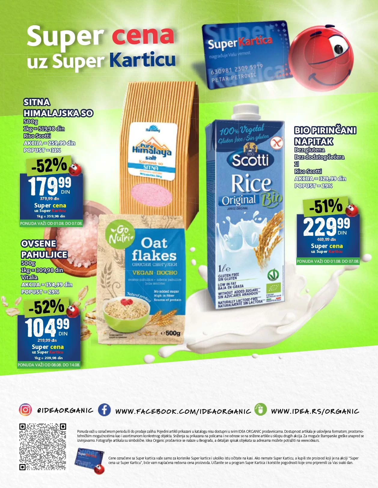Idea Organic katalog 1-30.8.2024.