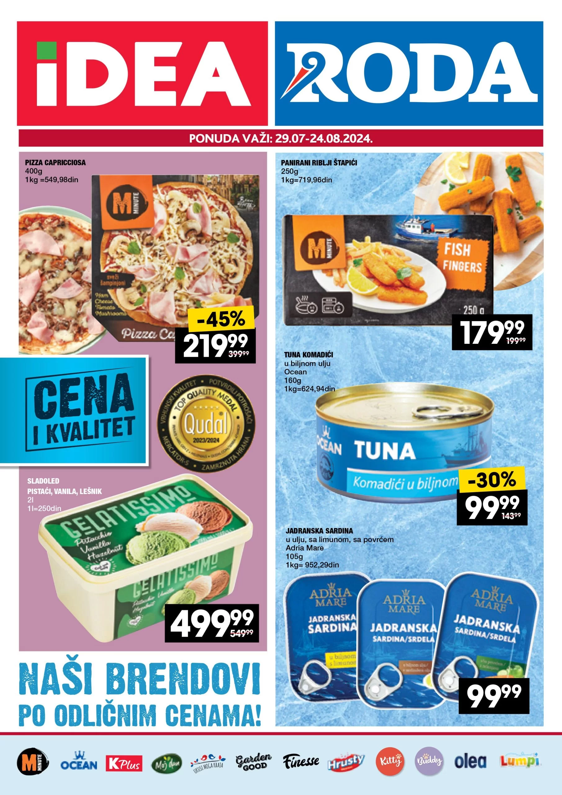 Idea & Roda katalog NAŠI BRENDOVI 29.7-24.8.2024. 