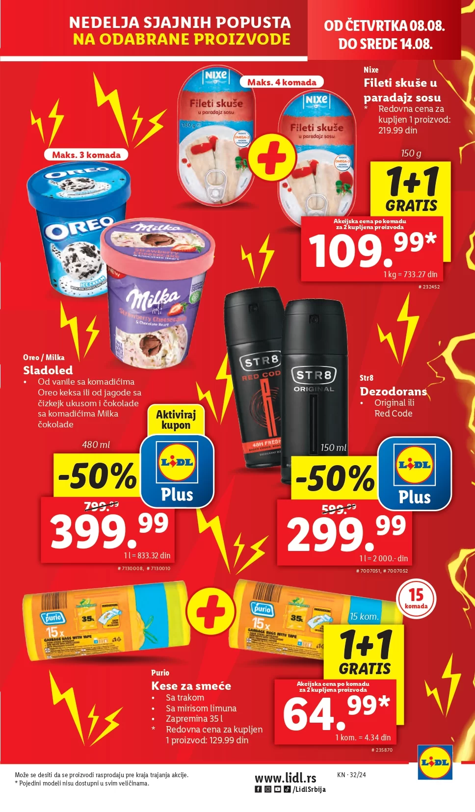 Lidl vikend akcija 8-11.8.2024.