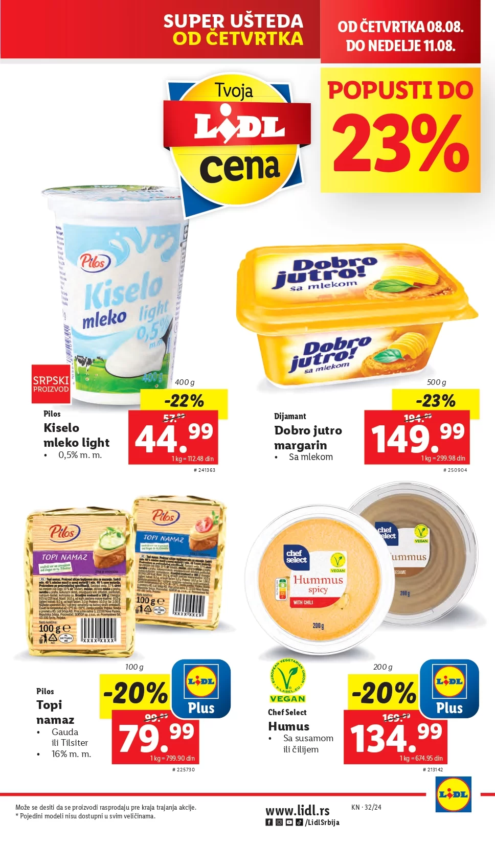 Lidl vikend akcija 8-11.8.2024.