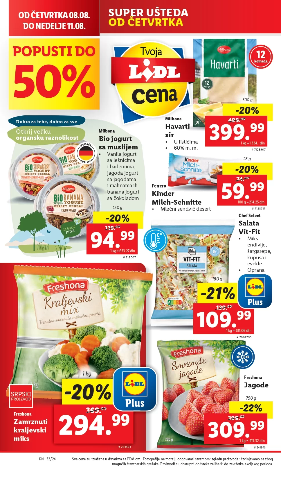 Lidl vikend akcija 8-11.8.2024.