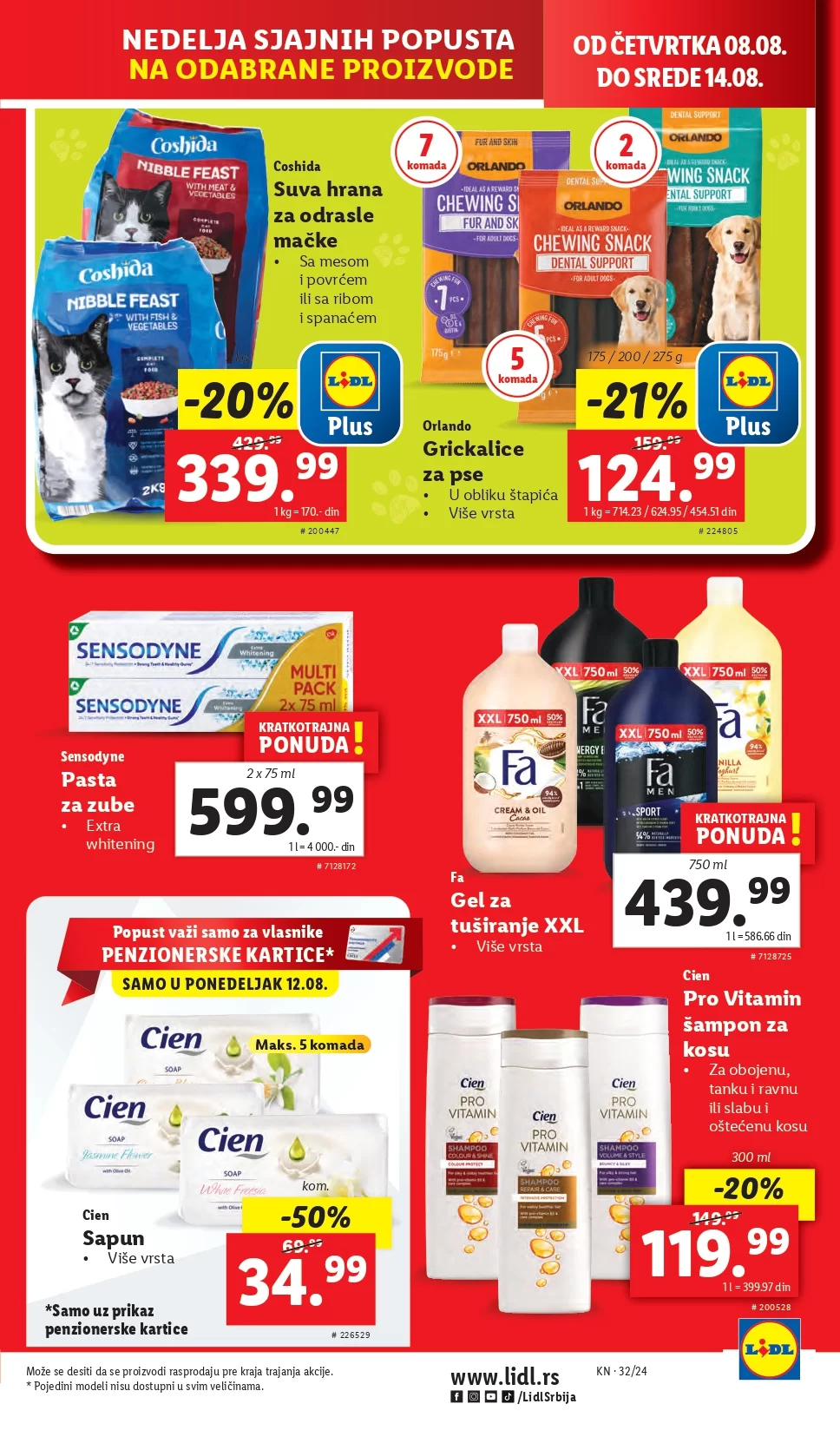Lidl vikend akcija 8-11.8.2024.