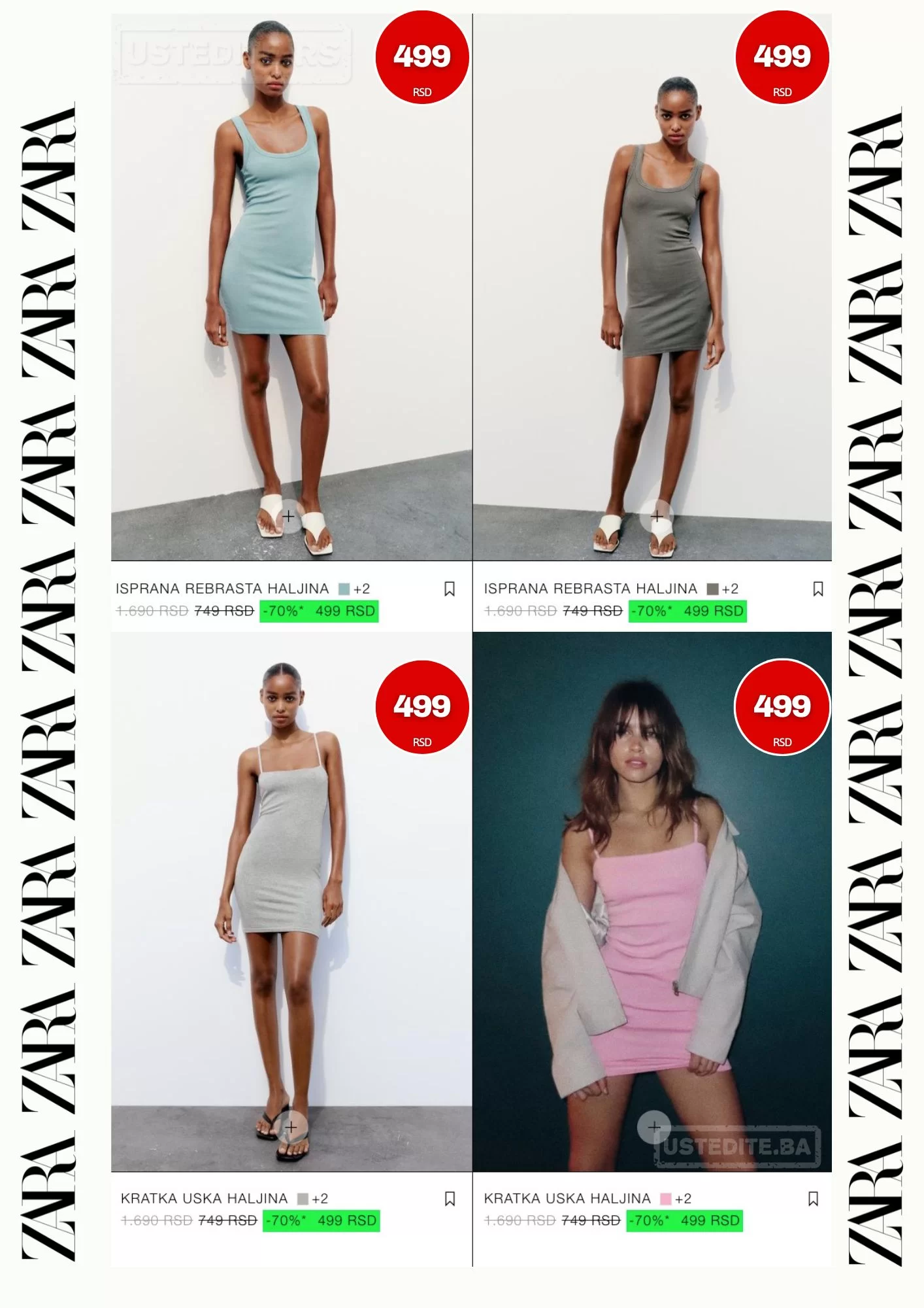 Zara SNIŽENJE od 70% – avgust 2024.