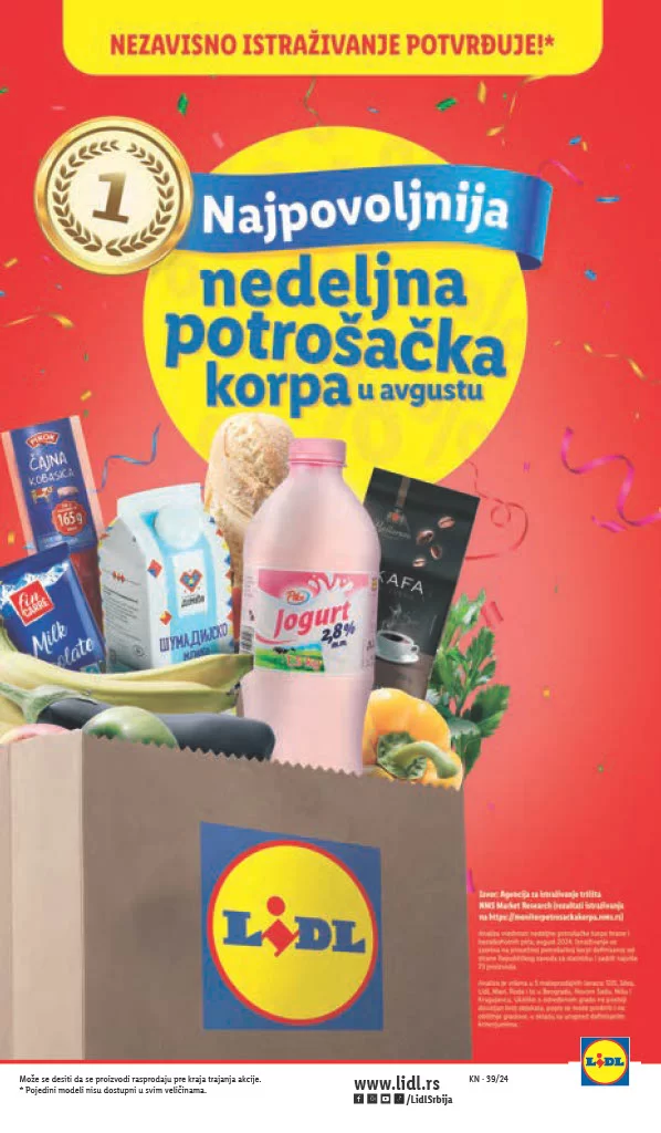 Lidl katalog PREHRANA 26-29.9.2024.