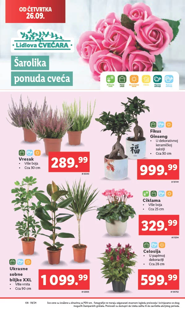 Lidl katalog PREHRANA 26-29.9.2024.