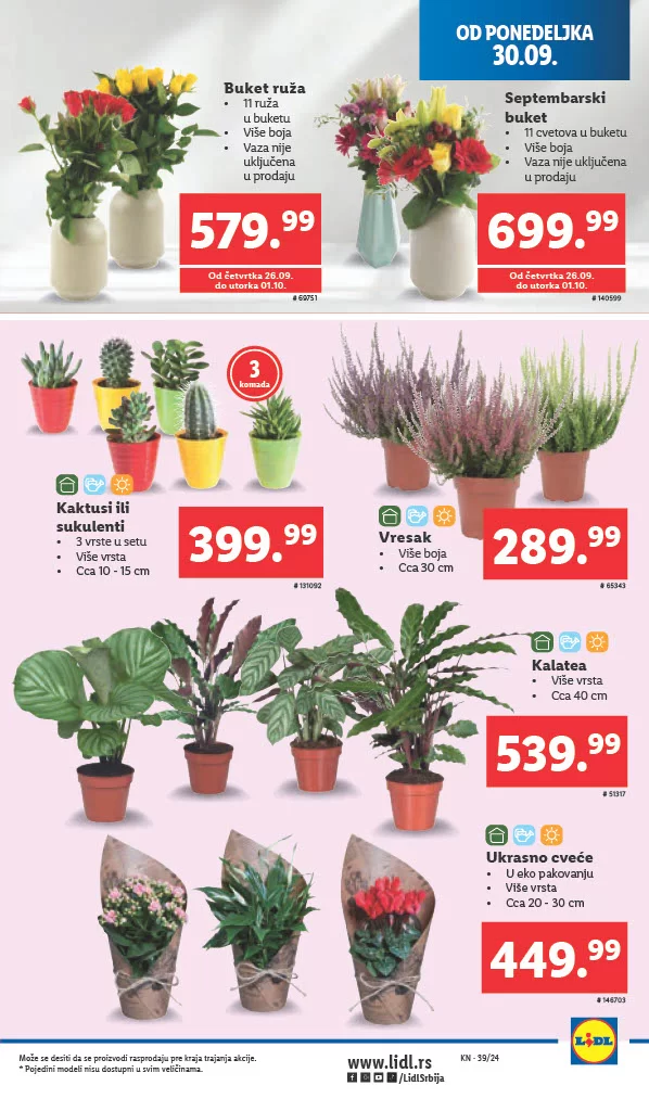 Lidl katalog PREHRANA 26-29.9.2024.