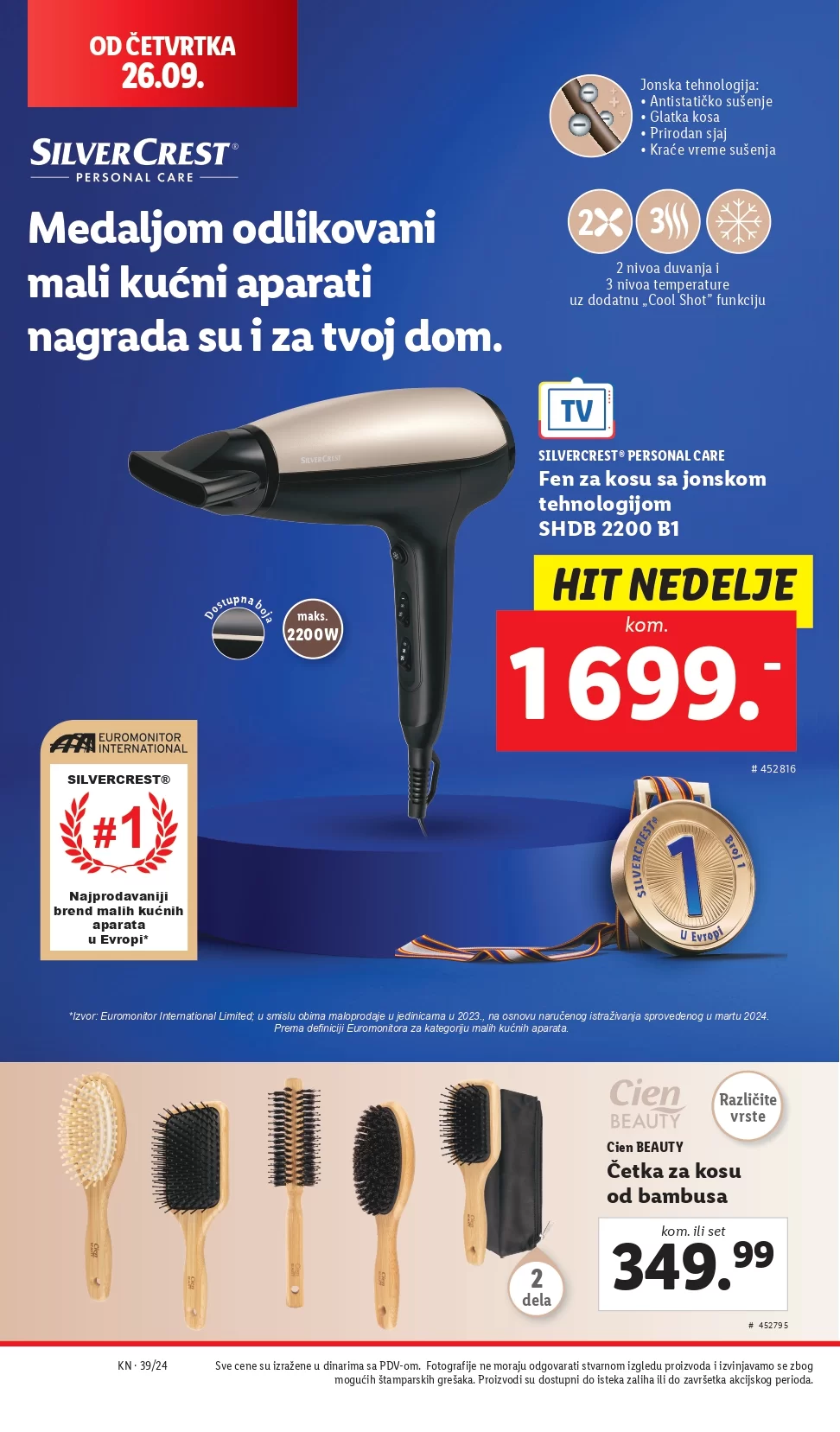 Lidl katalog NEPREHRANA 26-29.9.2024. 