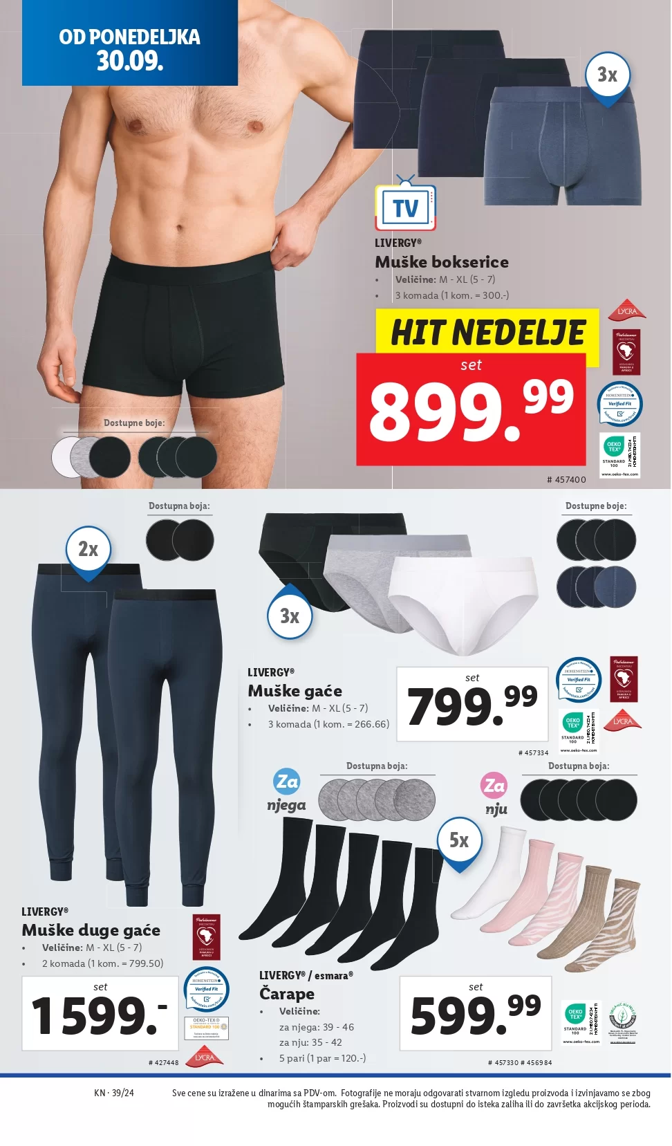 Lidl katalog NEPREHRANA 26-29.9.2024. 