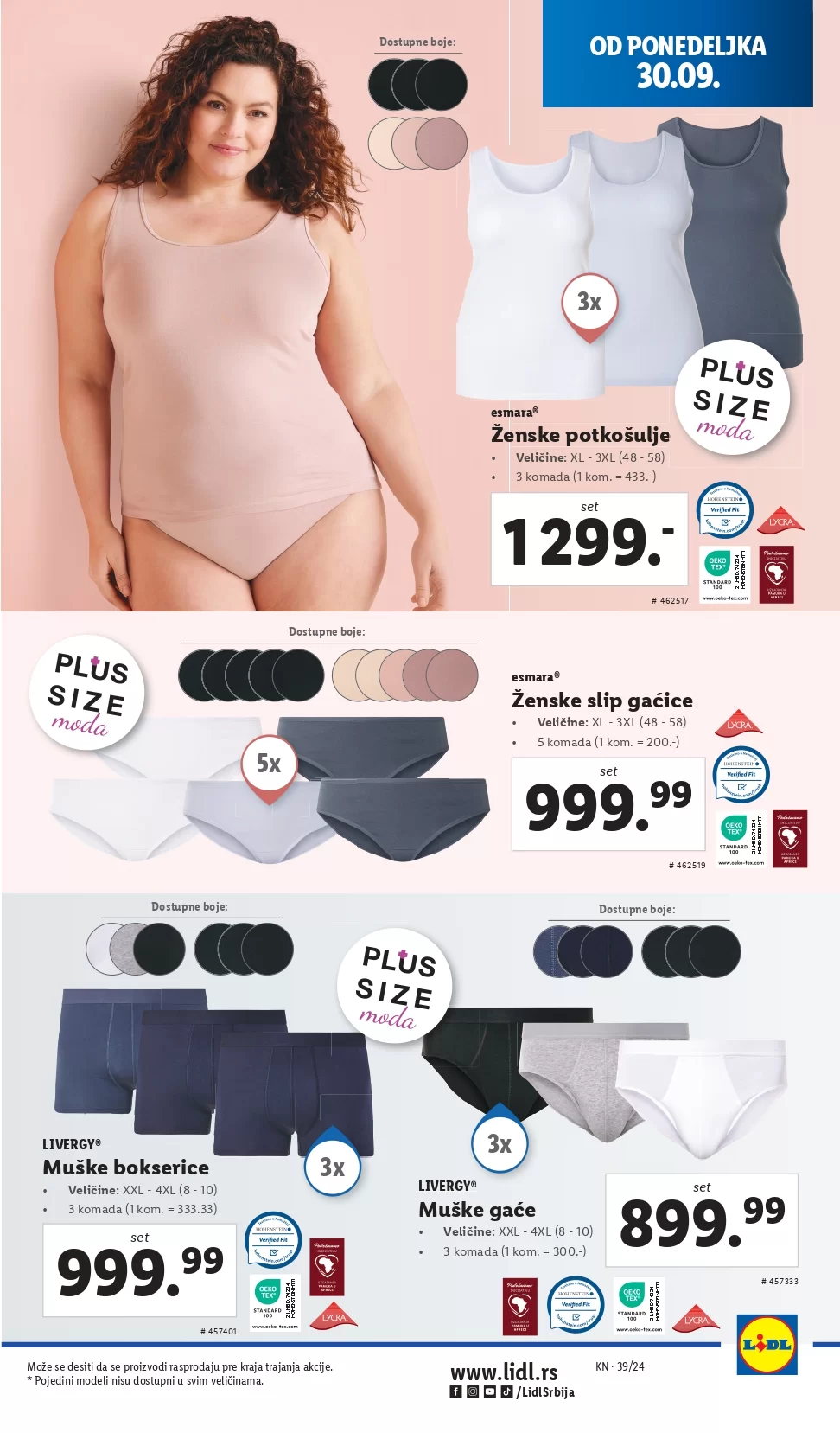 Lidl katalog NEPREHRANA 26-29.9.2024. 