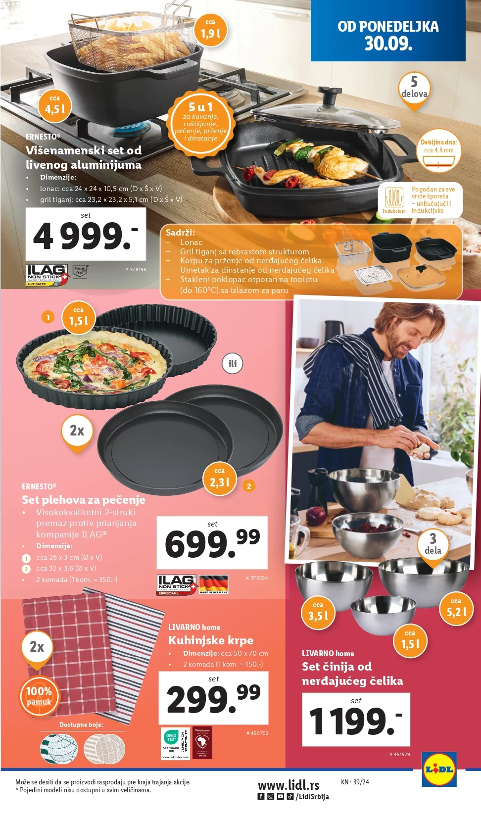 Lidl katalog NEPREHRANA 26-29.9.2024. 
