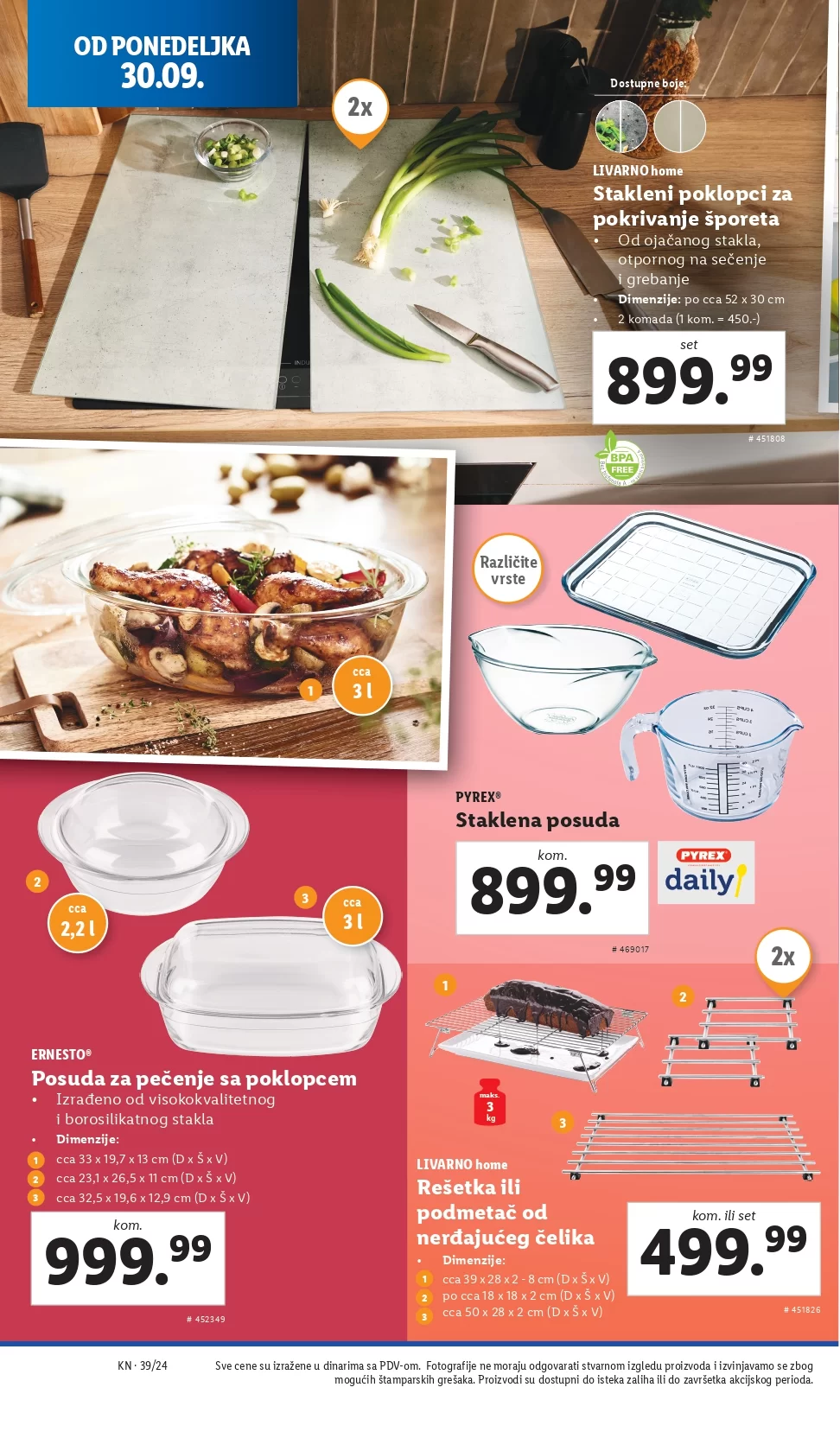 Lidl katalog NEPREHRANA 26-29.9.2024. 