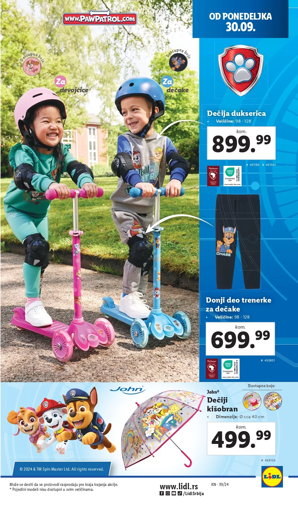 Lidl katalog NEPREHRANA 26-29.9.2024. 