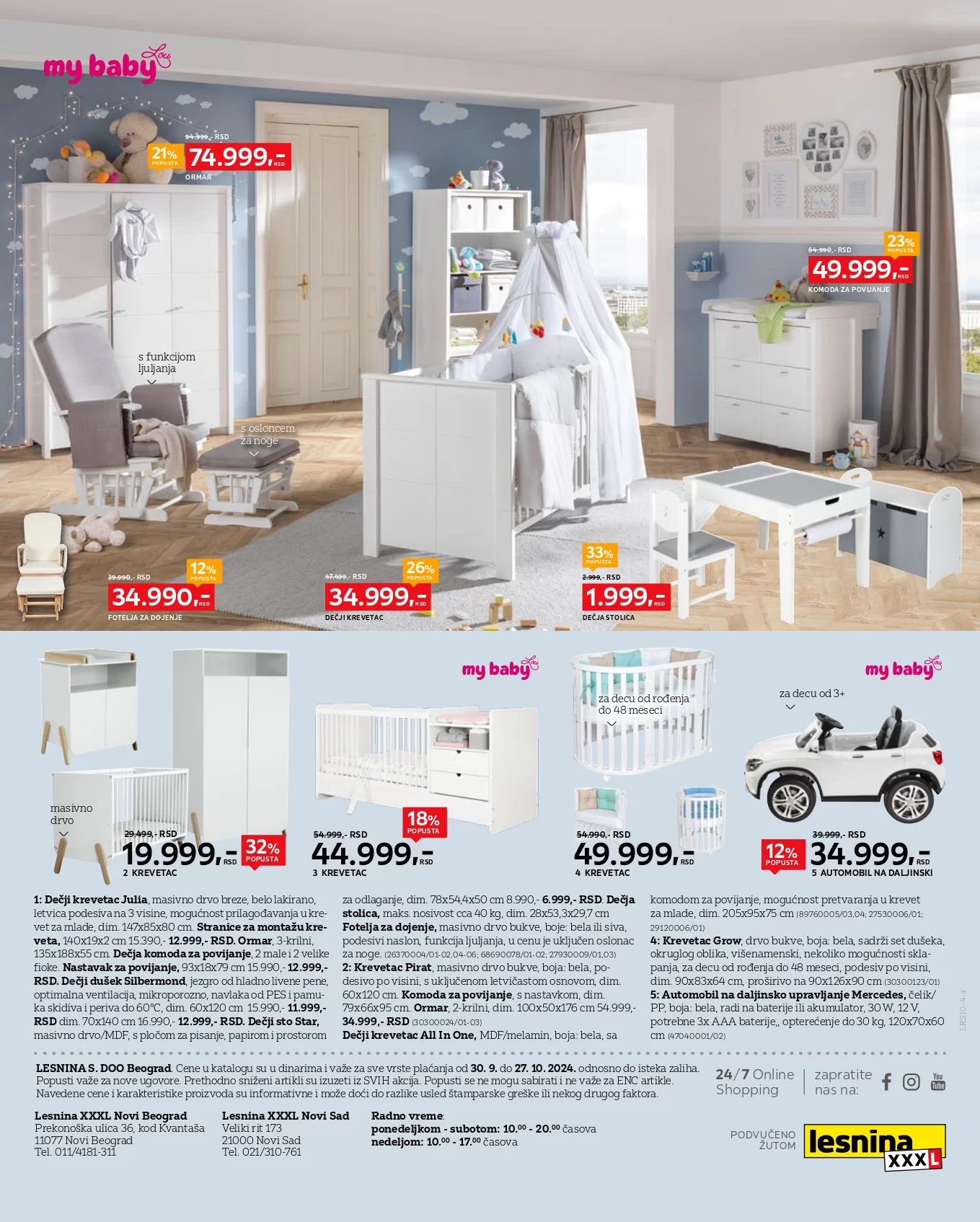 Lesnina XXXL katalog 30.9-27.10.2024. 