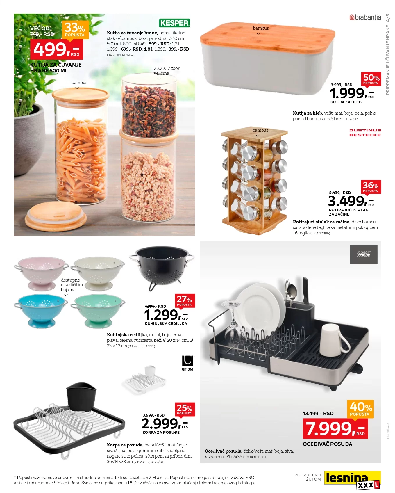 Lesnina XXXL katalog Specijal butika  30.9-27.10.2024.
