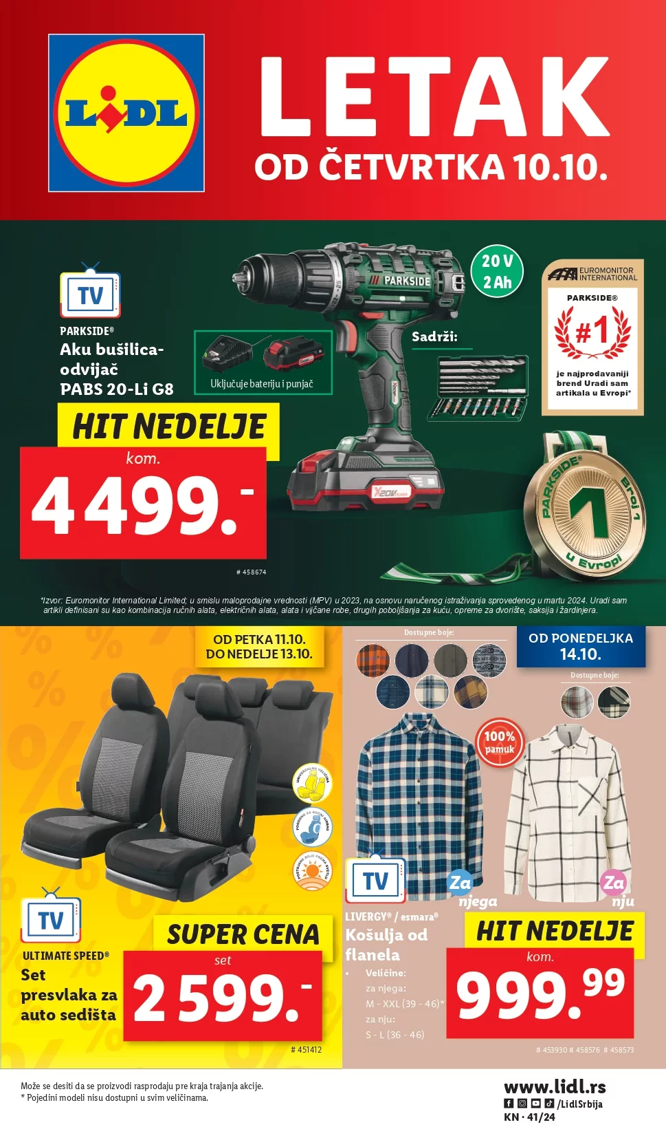Lidl katalog 10-16.10.2024.