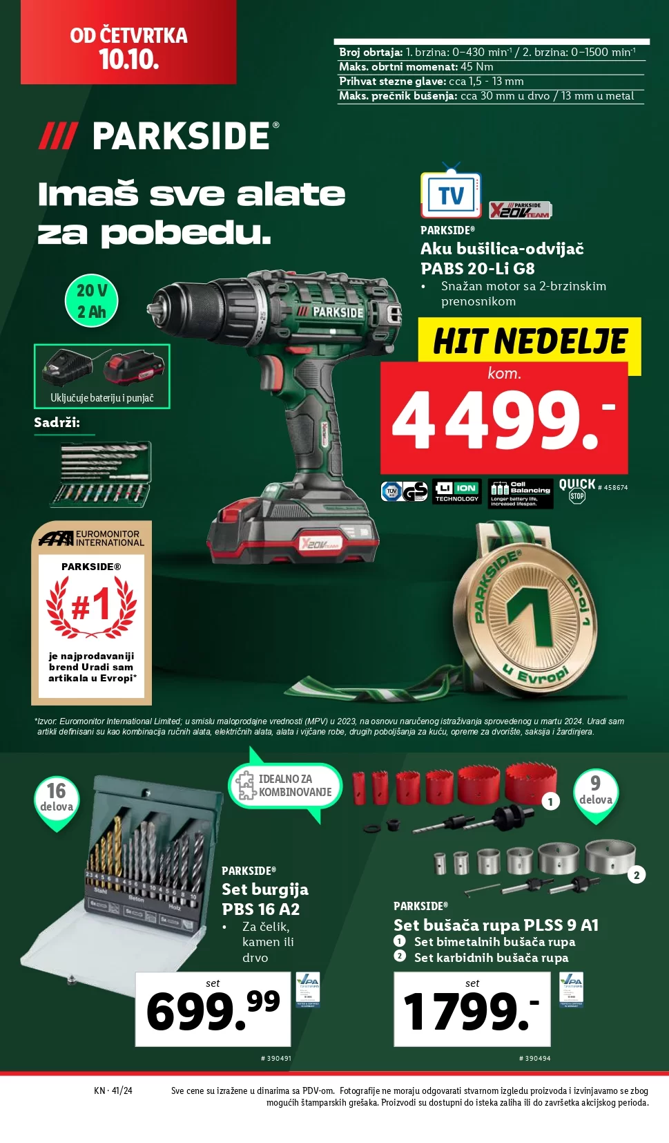 Lidl katalog 10-16.10.2024.