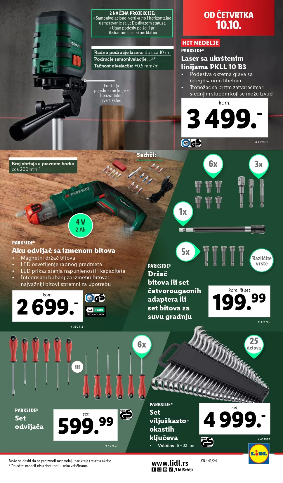 Lidl katalog 10-16.10.2024.
