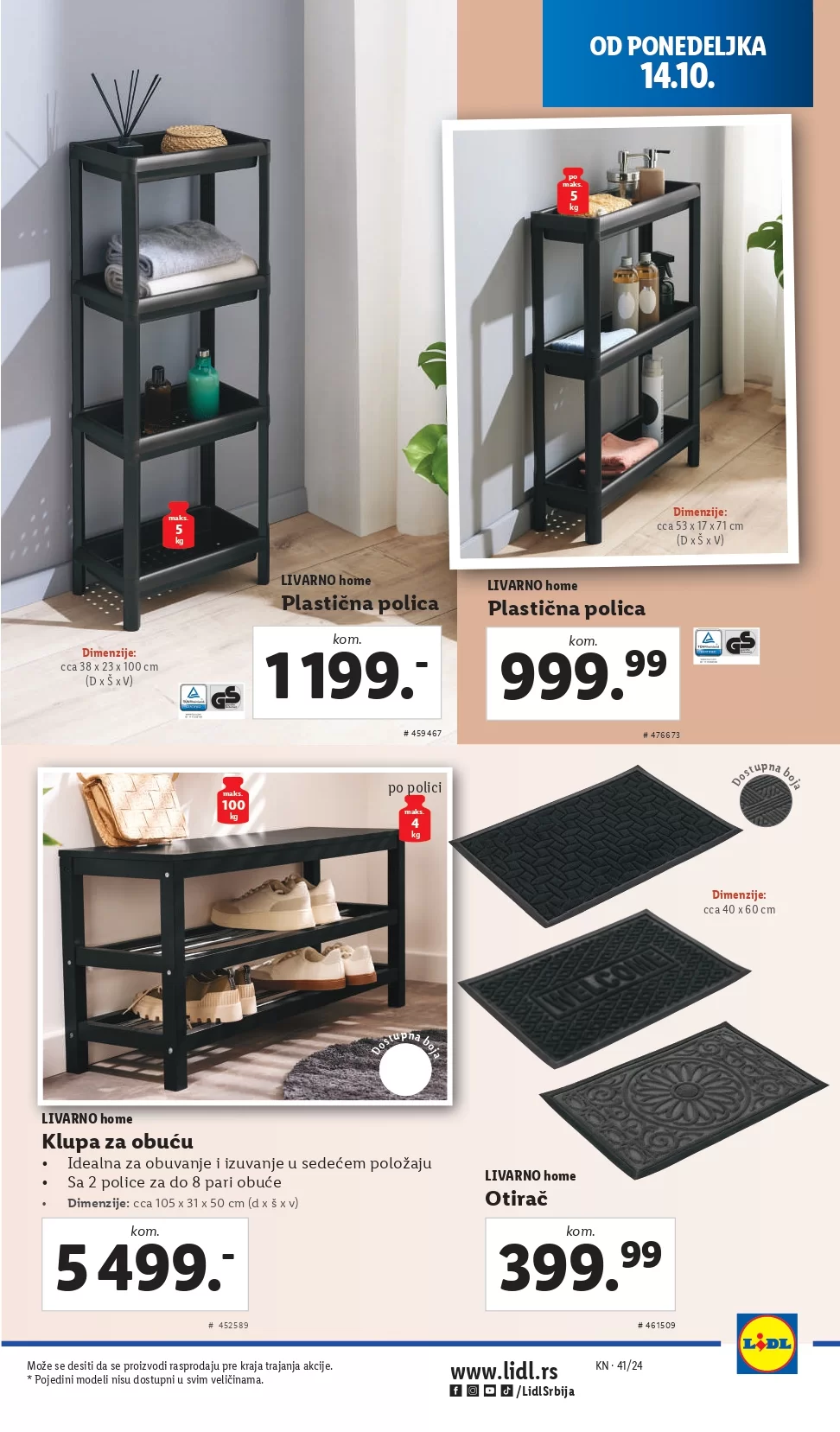 Lidl katalog 10-16.10.2024.
