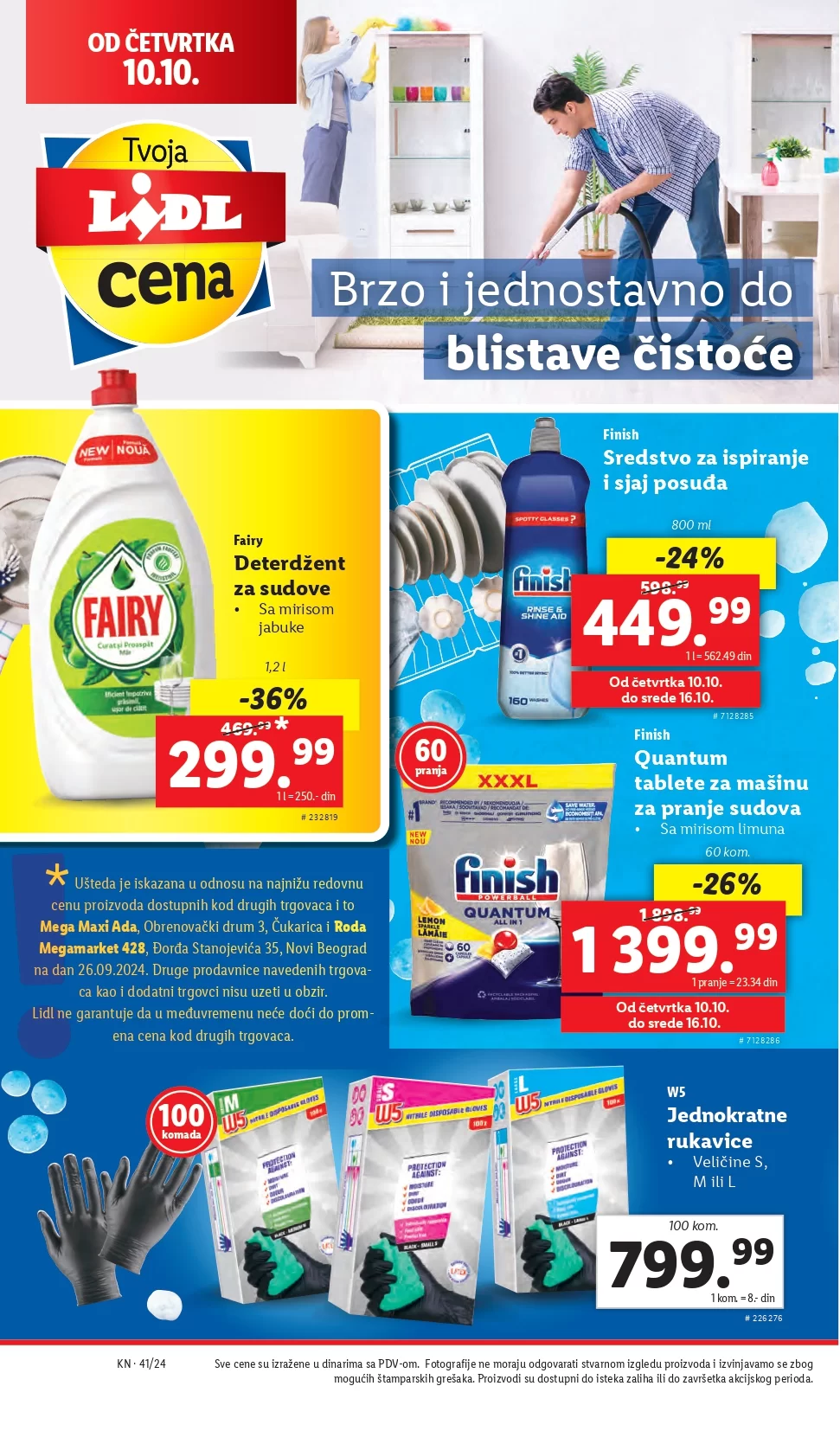 Lidl katalog prehrana 10-16.10.2024. 