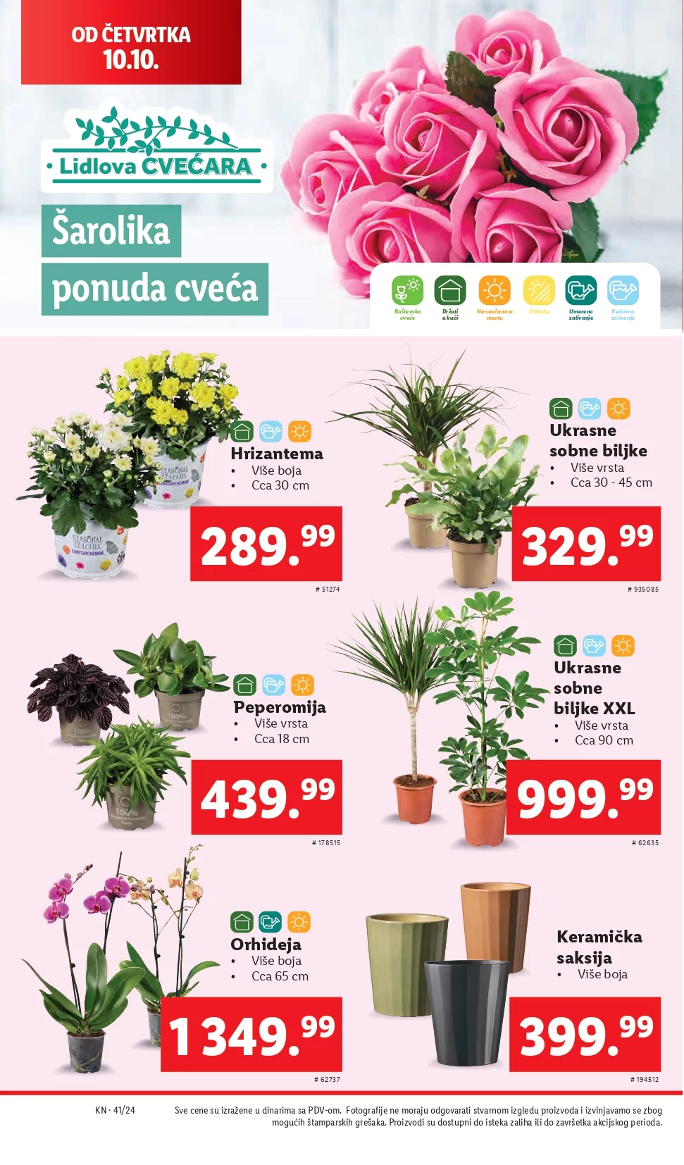 Lidl katalog prehrana 10-16.10.2024. 