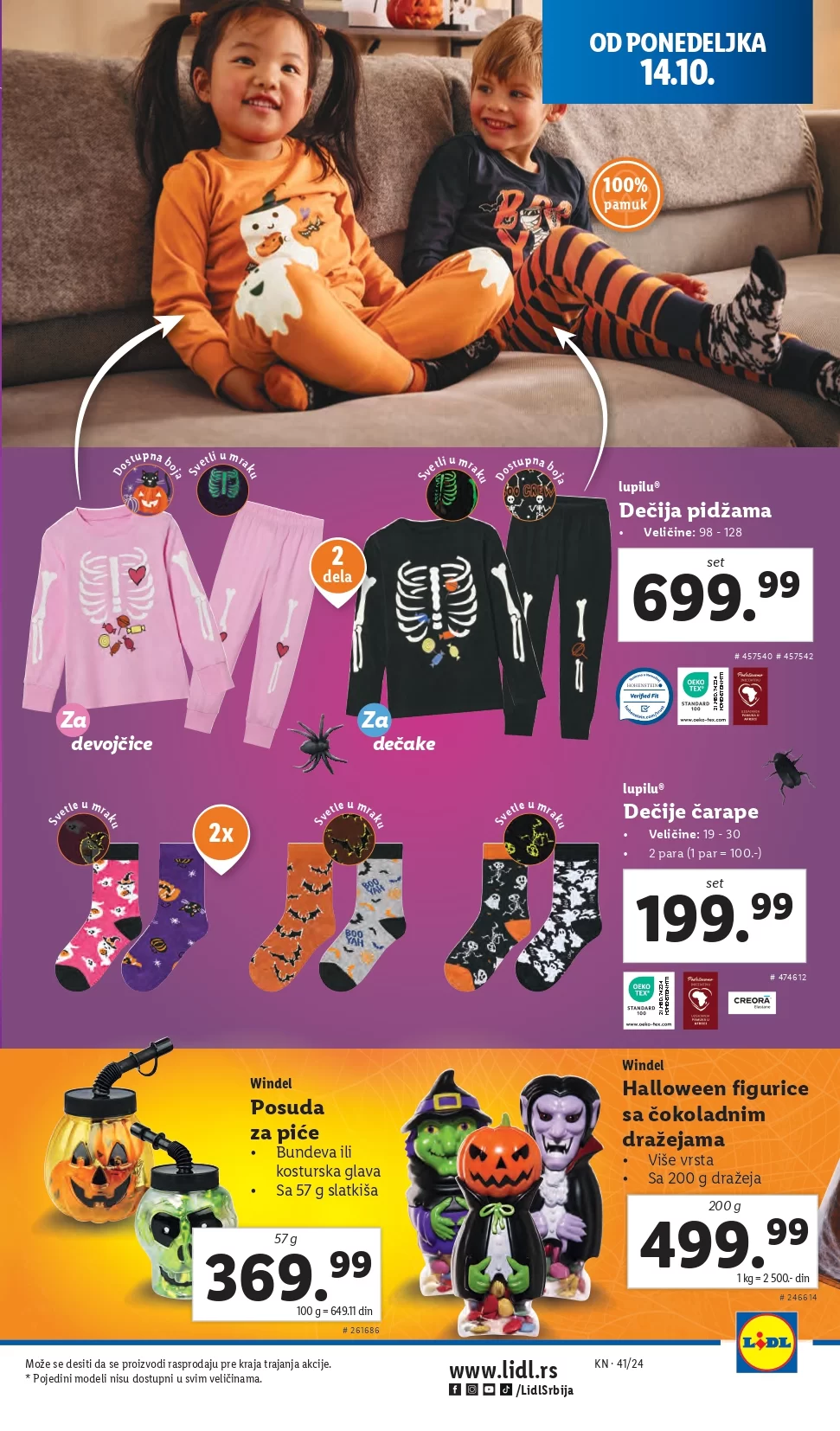 Lidl katalog prehrana 10-16.10.2024. 