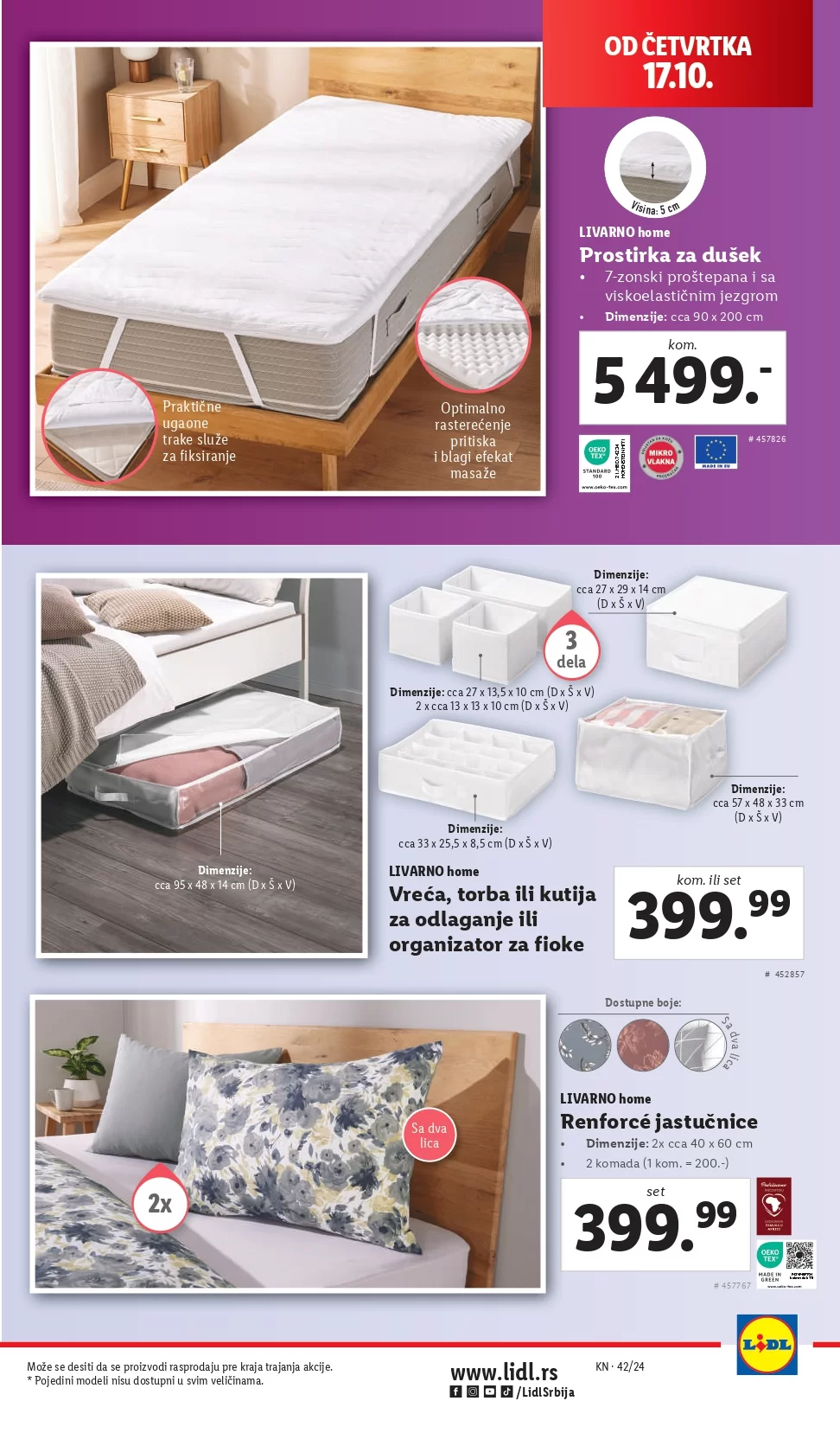Lidl katalog NEPREHRANA 17-23.10.2024.