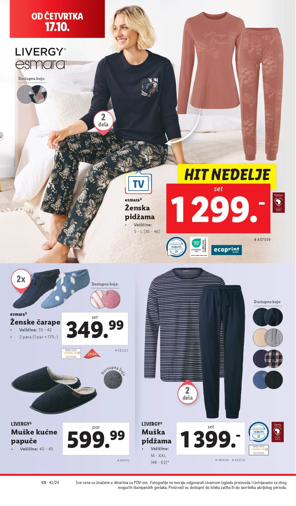 Lidl katalog NEPREHRANA 17-23.10.2024.